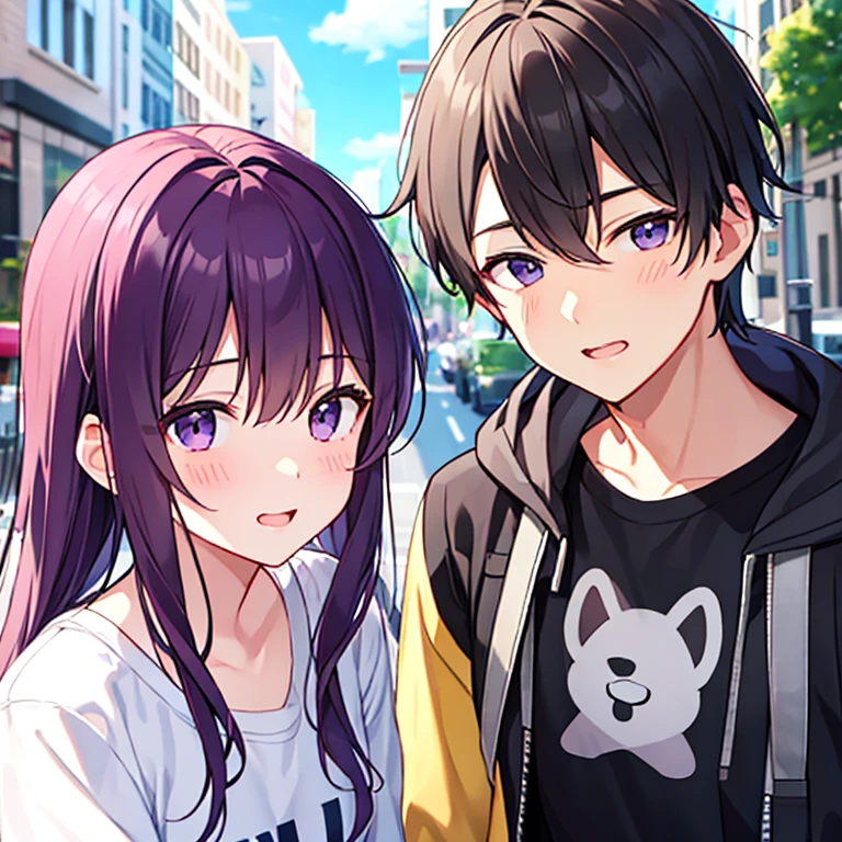 A friendly and teasing demeanor, with a passion for coding, AI, and game development. The character, named Aoki Kaito, has black hair and wears white headphones. They are dressed in a t-shirt and short pants, exuding a casual yet stylish look , Add subtle elements that hint at their technical expertise, such as a small coding notebook or a futuristic gadget. The overall aesthetic should be modern, with a touch of fantasy to reflect their interests