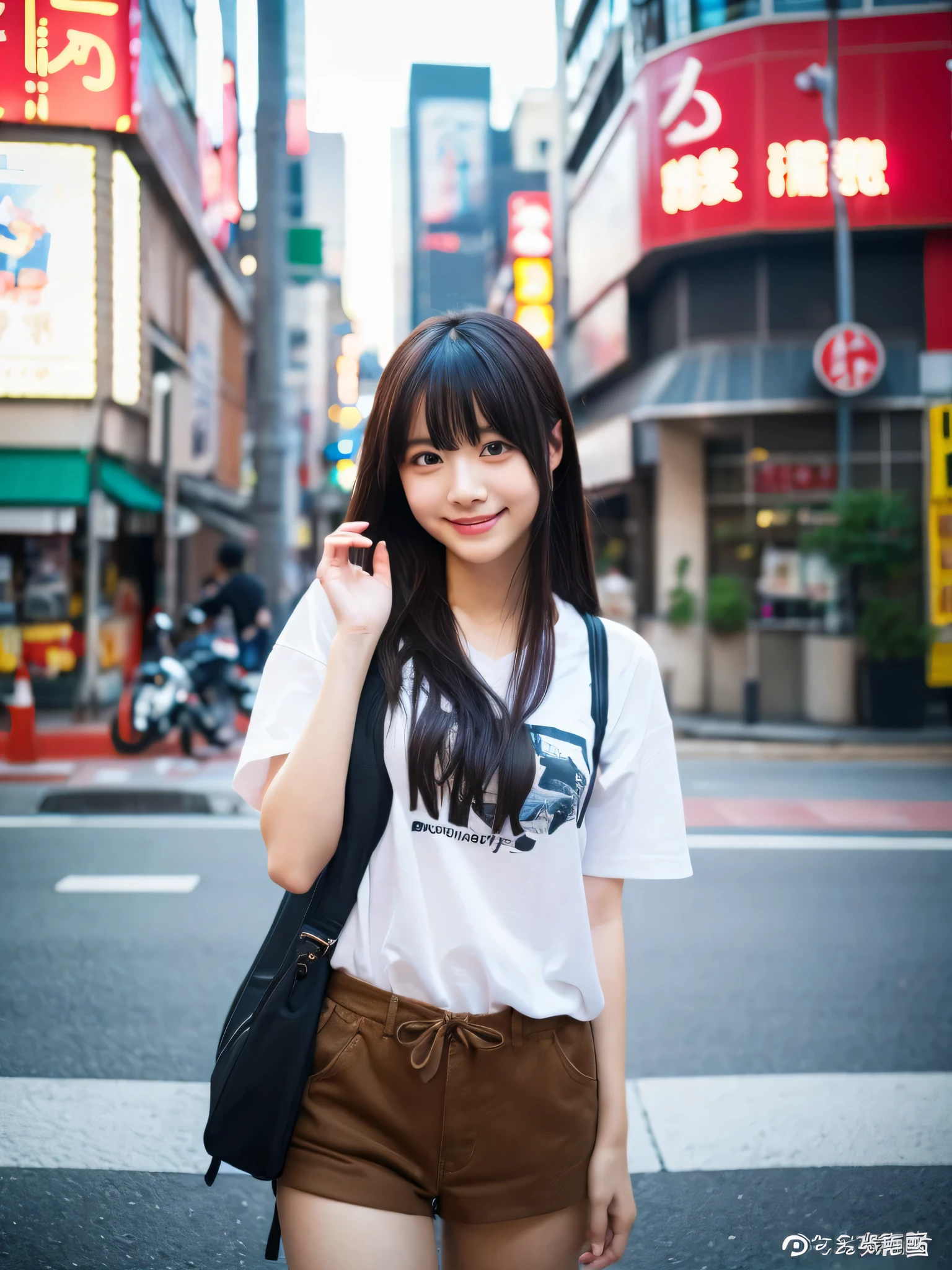 ultra best quality、masterpiece、超hight resolution、depth of fields、(Photorealsitic:1.4)、(awardwinning photo、信じられないほどのmasterpiece:1.3) 、Raw photography、the golden ratio、the Extremely Detailed CG Unity 8K Wallpapers、Detailed and complex、Original、hight resolution、Raw foto、(perfect body type)、Detailed and complex、Digital SLR、softlighting、(background person blur:1.1)、SIGMA 85 mm F/1.4、50mm Lenac lighting、nffsw、hyper realstic、Color Grade、dynamicposes、portlate、独奏、girl with、Super beauty、(緑のワンピース水着を着たgirl with:1.5)、(Full body like:1.2)、japanese bodybian、独奏)、thighs gap、A smile:1.4、University、cute little女子高生、short-cut、Detailed Realistic、Skin Texture、(realistic human skin texture)、Front view View viewer、natural soft light、Daytime、in a street、deep-shadows、cute little、21 years old BREAK、
a street、The state of the store、akihabara、Shinjuku、with no people、(akihabara:1.2)