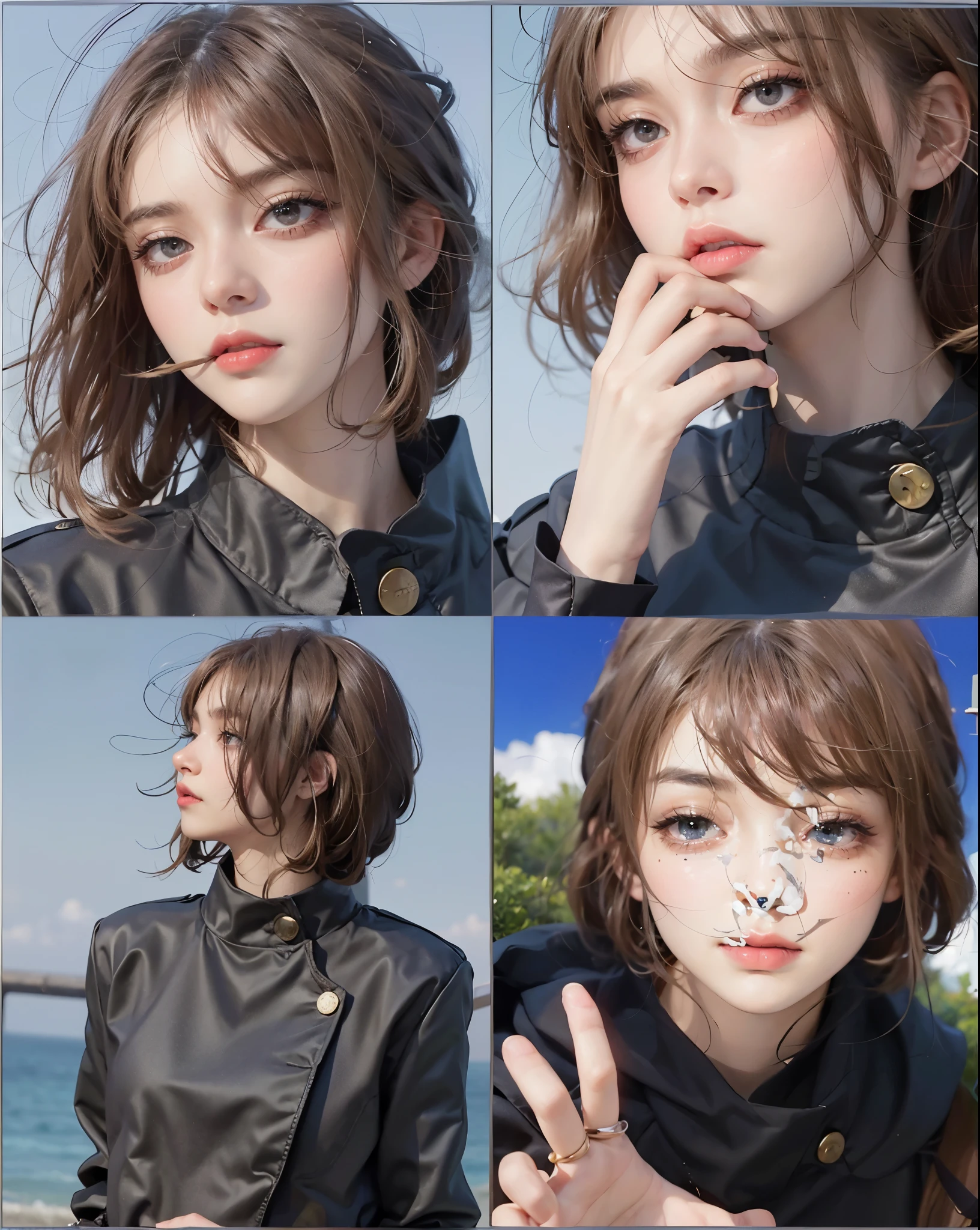 1girl, ringed eyes, red eyes