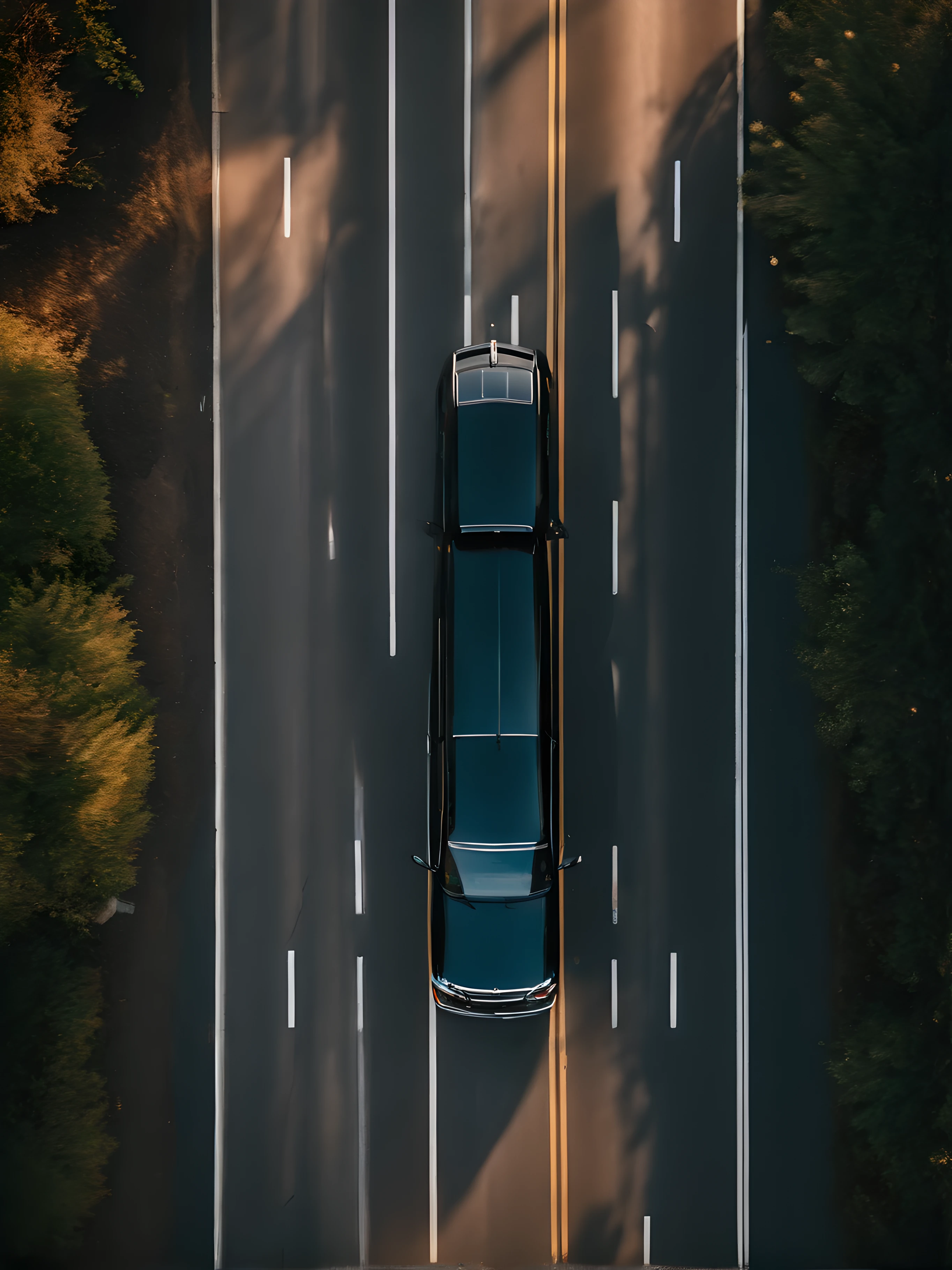 tmasterpiece,During the day,drone point of view,top to bottom,the way up,road facing the audience,lengthwise,Lens facing the road