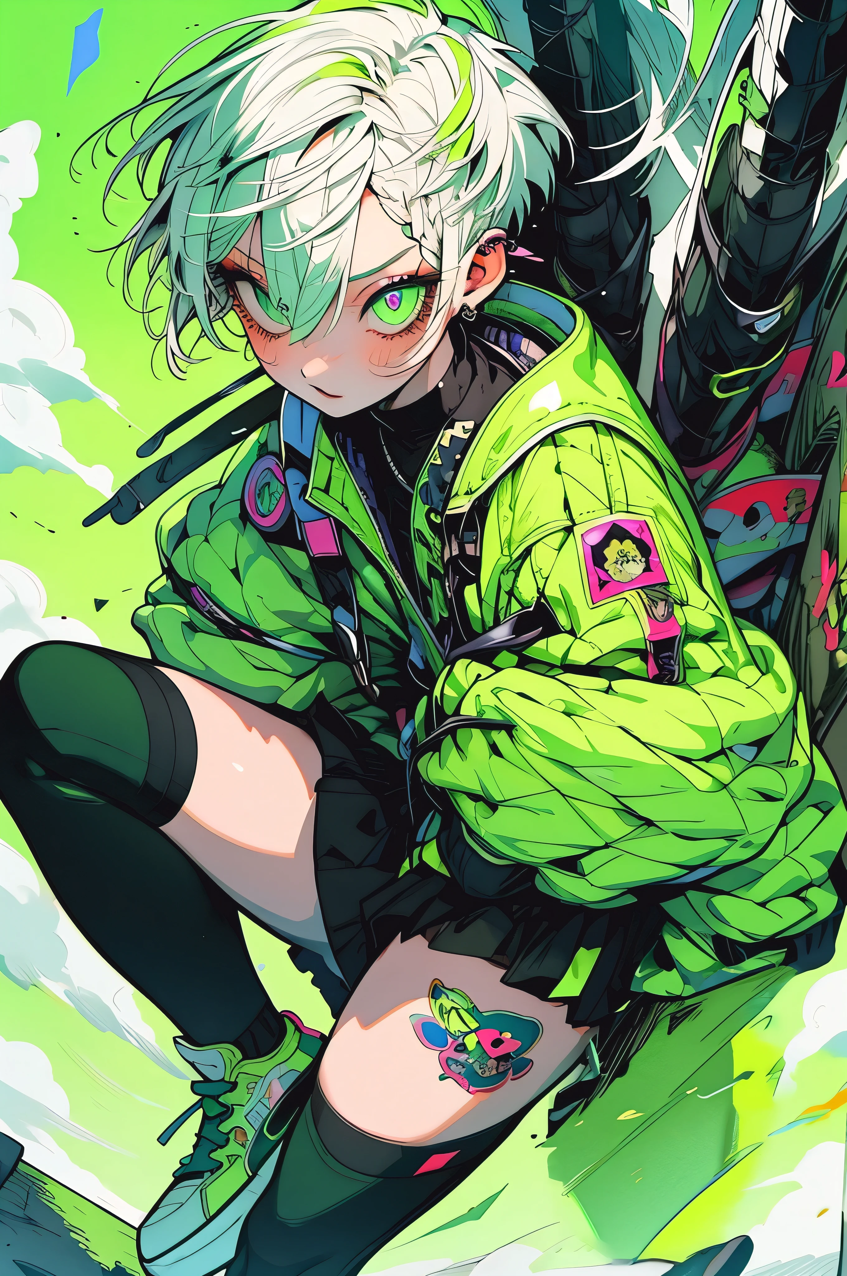Background Green、Green sky