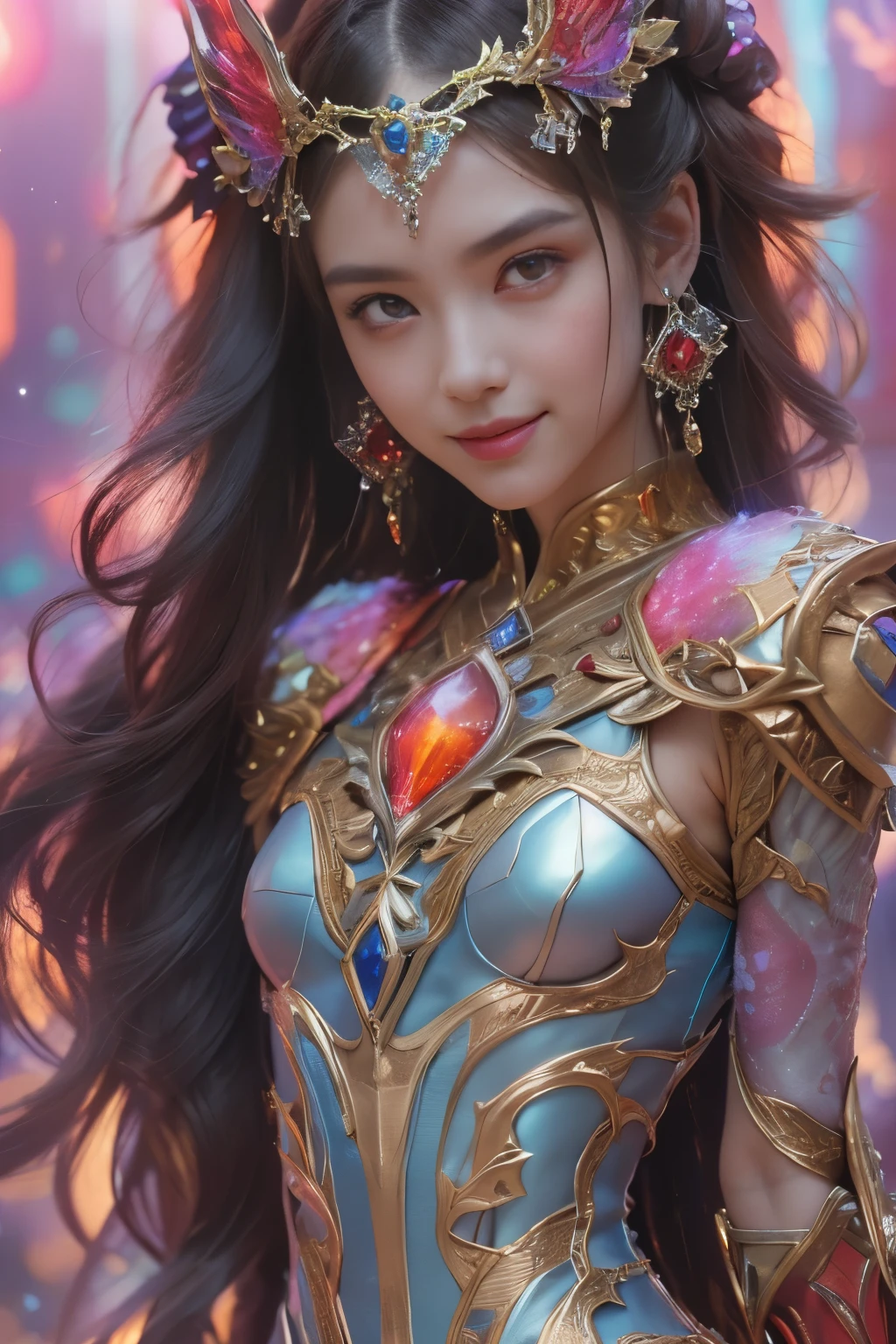 (Two beautiful teenage italian girls:1.6), Close friends, (They are hugging each other:1.2), Kiss her cheek or chest,(Detailed iridescent bodysuit with beautiful fractal or marble design:1.5), Incredible and spectacular scenes, ((High quality)), ((Detailed)), ((Fantasy)), Blue Plasma Brain, Green Plasma Body, Showing her armpits, beutiful breast, obscenity, (Lewd smile:1.2), coarse, Obscene, (Immoral:1.2), Lachish, (small breasts with beautiful raised pink areolas,,,:1.5), (Cameltoe), (Expression of ecstasy:1.2), Photorealistic, Official art, Unity 8K Wall , 8K Portrait, Best Quality, Very high resolution, (Incredibly beautiful nature background:1.6), (18 years old:1.5), (Sexy and glamorous:1.1), (A coquettish expression:1.6), (seductively smiling:1.6), (erotic posing:1.9), (Model Posing:1.8), Beautiful seductive face, Portrait, (Thick eyebrows:1.4), (Big scarlet eyes:1.6), Beautiful eyes with fine symmetry, (Ultra detailed eyes:1.4),(Highly detailed face and eyes:1.7), (High-resolution red-eye:1.8), Intimate face, (ultra detailed skin texture:1.4), White skin, pale skin, Perfect Anatomy, Thin, (Beautiful toned body:1.5), Highly detailed hair, (Moist skin:1.2), No makeup, (dark circles:1.1), Good anatomy, Focus Face, good-looking, (Emilia Clark:0.6) (Emma watson:0.3),(Jennifer Connelly:0.4), Elegant face, Nice, (A delicately crafted necklace is wrapped around her neck...), (Bioluminescence with brilliant brilliance:1.4), (Luminous magic circle:1.5), Ruins of an ancient castle, Shining majestic cloud masses and sky, lightning bolt, Epic Realistic, (Greg Rutkowski:0.8), (teal and orange:0.4), (Art Station:1.5), Cinematic, (NSFW:1.2), Hyper Detailed, Dramatic light, (Intricate details:1.1), Beautiful black hair, (Wearing a gauntlet with a dense and very beautiful design decorated with jewels:1.1), Small chest, Galaxy, (nebulas:1.6), The Dark Knight, Fully armored body focus