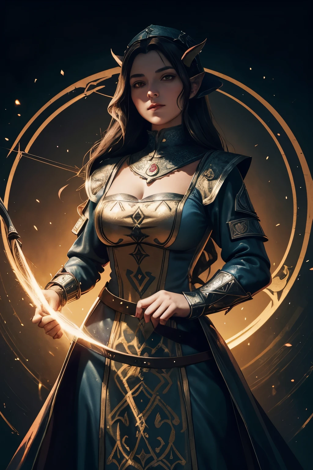 ultra detailed illustration of two different women, (((medieval shepherdess clothing))), league of legends merged with darkest dungeon, light particles, holographic glow, whimsical, masterpiece, (best quality:1.4) sharp focus, anime style, illustration by Mschiffer, cartoon, vector, cartoonish vector, gothic