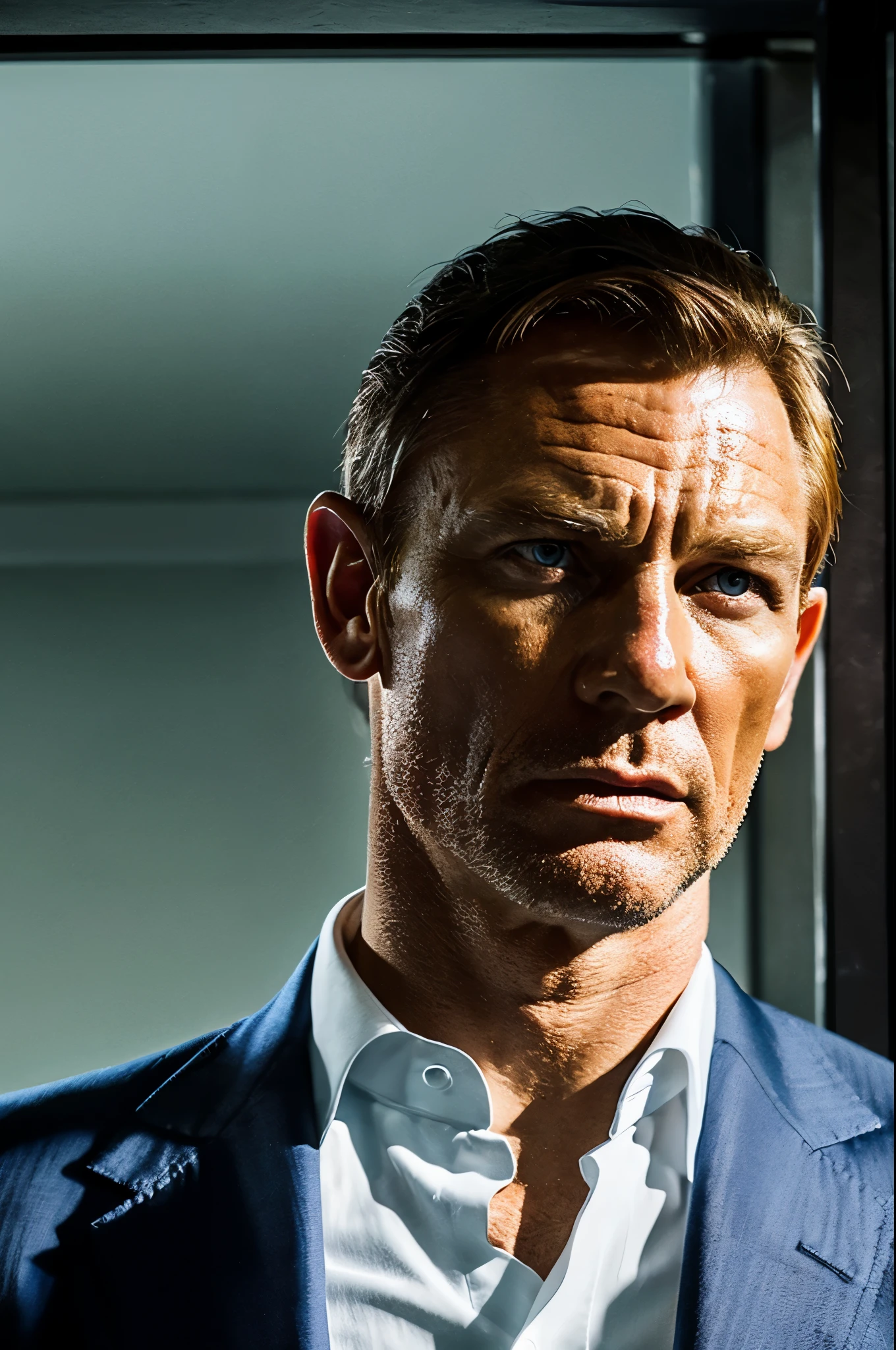 Please create an image of a cool man like James Bond.。