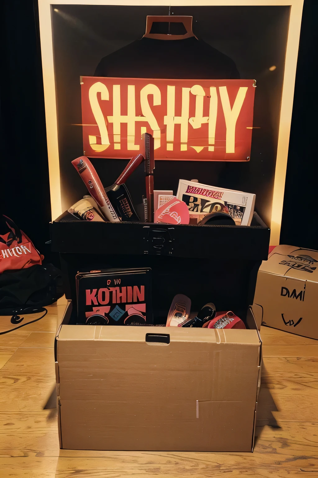 a picture of a box with a sign that says fashion in a mystery box, 🕹️ 😎 🚬, 💋 💄 👠 👗, Mystery, 🕹️ 😎 🔫 🤖 🚬, 🤬 🤮 💕 🎀, fashion style, 🔥 😎 🕹️ 👀 :2, 🔥 😎 🕹️ 👀, ❤🔥🍄🌪, fashion clothing