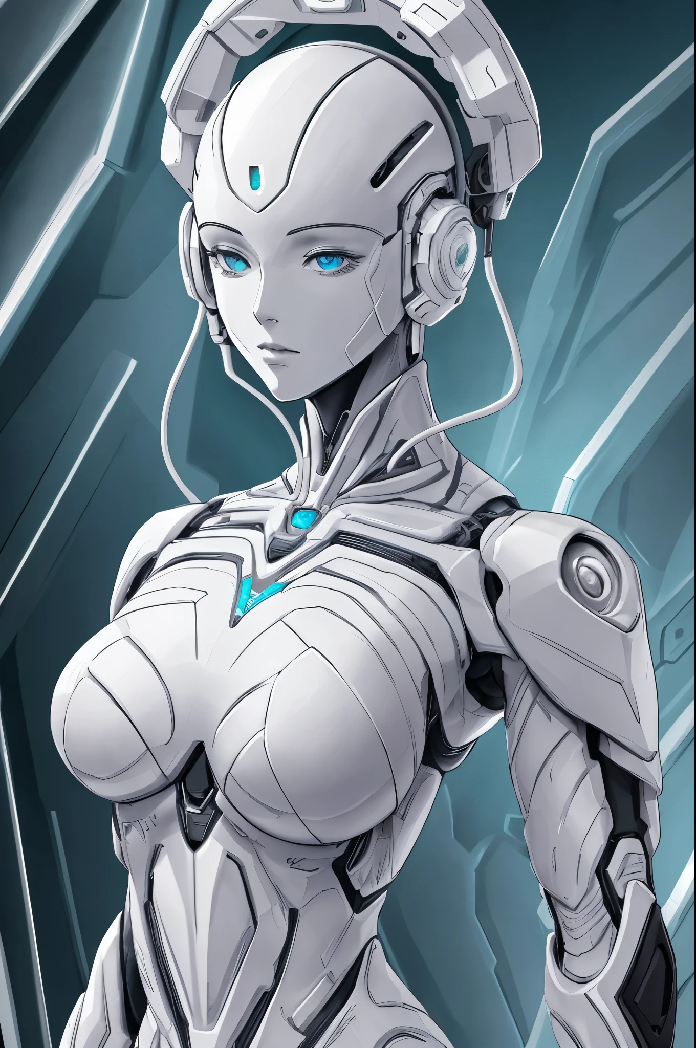 Electronic device on humanoid head | Robot woman | Detailed brain visible | With a visible and delicate heart | muscle cable wireiopunk| scybernetic| cyber punk perssonage| White Marble Bust | canon m50| 100mm| Focus sharp | smooth private parts| hyper realisitc| The is very detailed | Complicated details| Carved by Michelangelo