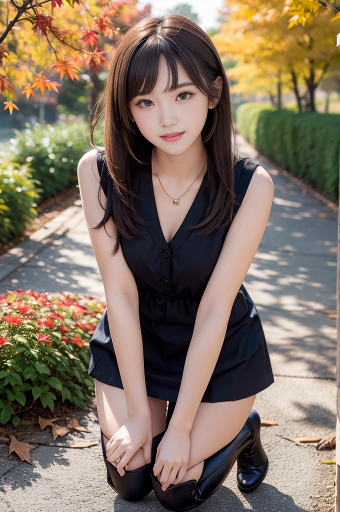 cute female idol, (25 years old:1.2), (8k, raw photo realistic:1.2), lovely idol, awesome smile, (Blush), (Floating hair:1.3), thin legs
BREAK
wearing a black dress and red high heels is sitting on the steps, All-through pantyhose
BREAK
masterpiece, (best quality:1.2), ultra highres, (photorealistic:1.4), ((extremely perfect anatomy body parts:1.1)), realism, natural light, depth of fields, (small mouth), small face, (Detailed Background, perfect composition), highly detailed, detailed face, extremely detailed, ultra-detailed, 8K wallpaper, extremely awesome detailed, dynamic lighting, deep shadows, photorealistic, realistic face, well-groomed face