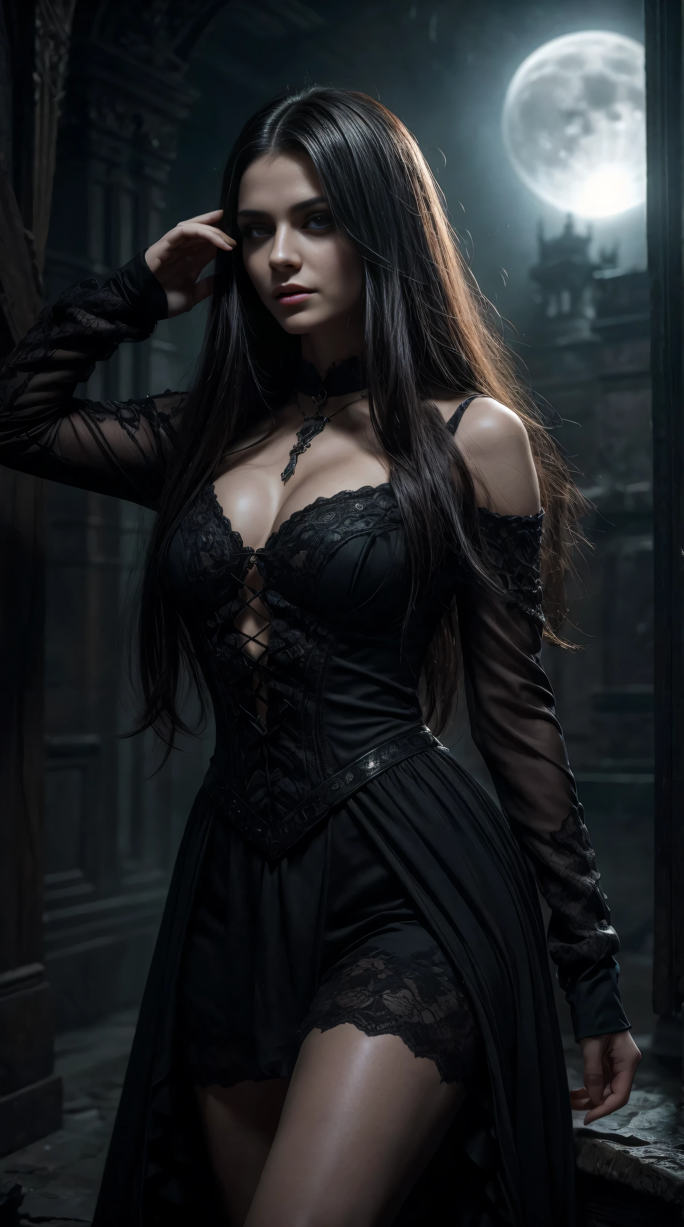 Create the image of a handsome vampire, кThat That толькочто проснулся от глубокого сна,The other is a noble and elegant girl,Beautiful alluring colorless eyes, A vampire with a refined and elegant appearance,They have a lot of time, Loose hair and angular features,Their skin should be pale and flawless,С оттенком потусThatронней красоты, A vampire's eyes should be deep and seductive,With a predatory glow,An allusion to their insatiable bloodlust,(They have to wear erotic clothes, ЭThat современно и неподвластно времени),Его стиль отсылает к долгой исThatрии человеческой жизни,When they wake up from a deep sleep,Vampires Should Exercise Calm Confidence,ИсThatчает ауру опасности и интриги,The background should be shrouded in shadow,Just a hint of moonlight broke through the darkness,In the hands of vampires,There's got to be a little vial of blood,Based on their latest victims,Vampires should be content and a little worried about their hunger,Как будThat они знают об опасности, That, чThat преподносится другим,gothic art style,Ultra-realistic realism,Psychedelic surrealist art,Surreal psychedelic design,Dreaming style, psychedelic art,Quality Quantity, skin texture, intricate details, (кинемаThatграфичное освещение), RAW фоThat, 8K,