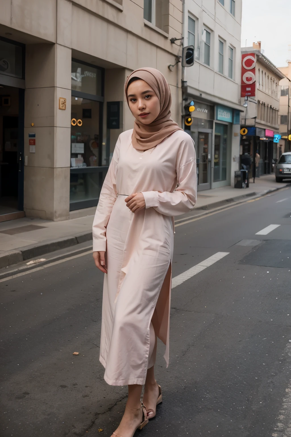 Donghua version of a girl wearing a hijab