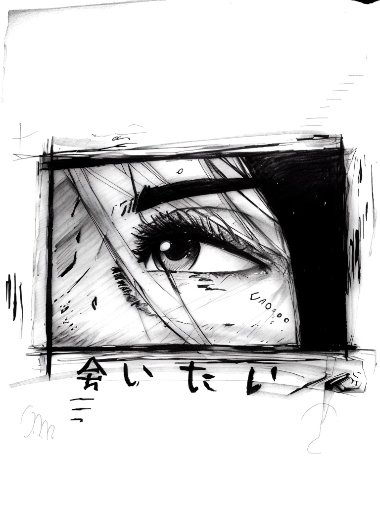 someone is drawing a woman's eye with a pen, pencil and ink Manga Drawing, pencil and ink manga, ink Manga Drawing, a Manga Drawing, detailed manga style, Manga Drawing, caneta manga, Sobre Ishida Art Manga, Manga art, anime sketch, manga style only, Manga Illustration, in style of manga, black and white manga panel