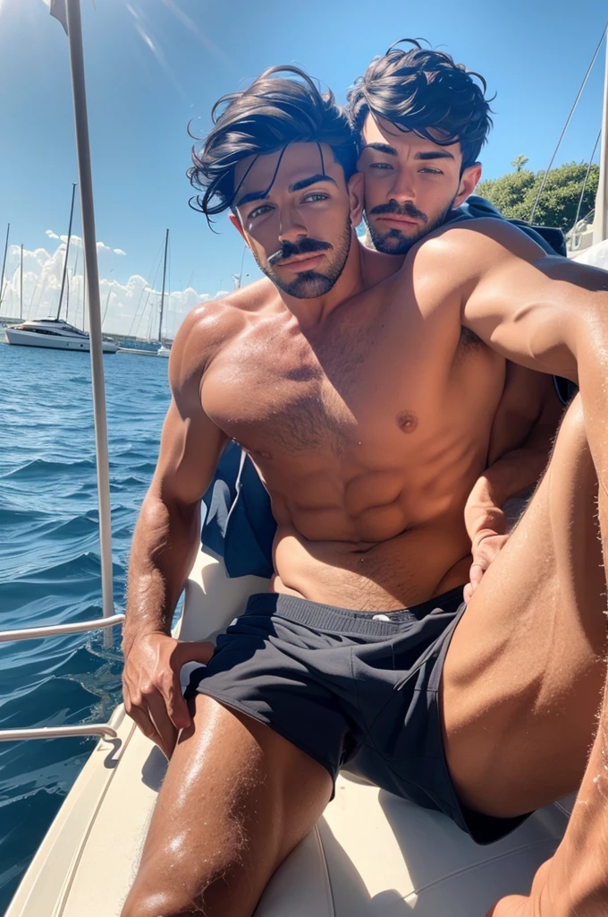 faaris azura, on the front of a yacht