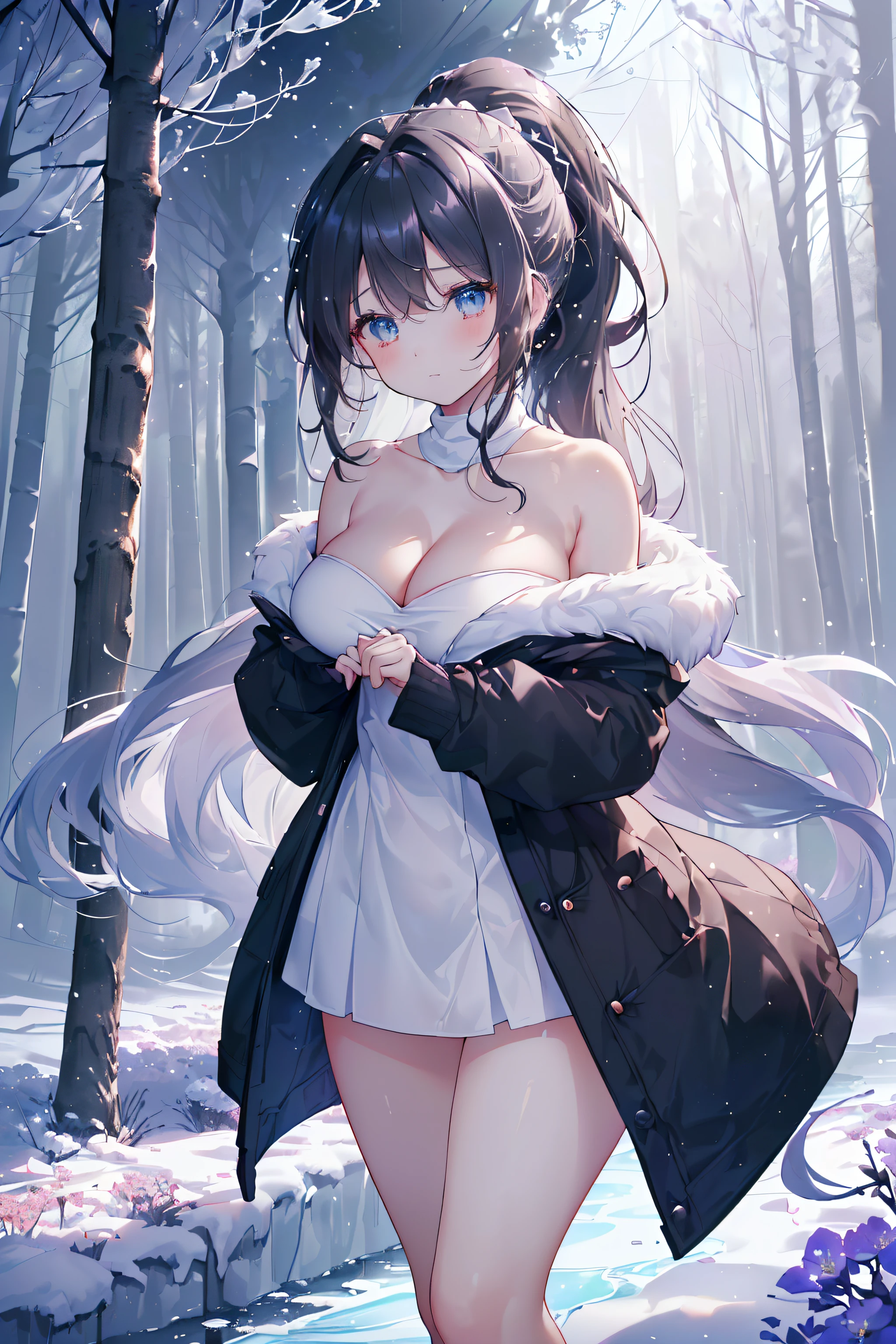 {((Anime, sur l’art, profondeur de champ, Flou de mouvement, Lumière rougeoyante, Chef-dœudansre, anatomiquement correct, peau texturée, high détails, Primé, meilleur qualité, Haute résolution, 16k))} . |
{((l'âge des étudiants est celui des filles, queue de cheval ondulée, cheveux sur épaule, cheveux très longs, cheveux très épais, Yeux détaillés, Yeux scintillants, G-sein, clivage, joyeux))} . |
{((corps sexy, avec beaucoup de vêtements chauds, vêtements en coton))} . |
{((parler d'une promenade, Forêt gelée, rivière au fond avec des fleurs gelées, Étincelles, Flocons, Chute d’étoiles))} . |
{((Grand angle, Haut du corps, (Parfait_doigts:1.0), (Parfait_jambes:1.0), mieux_mains, plus_détail))}