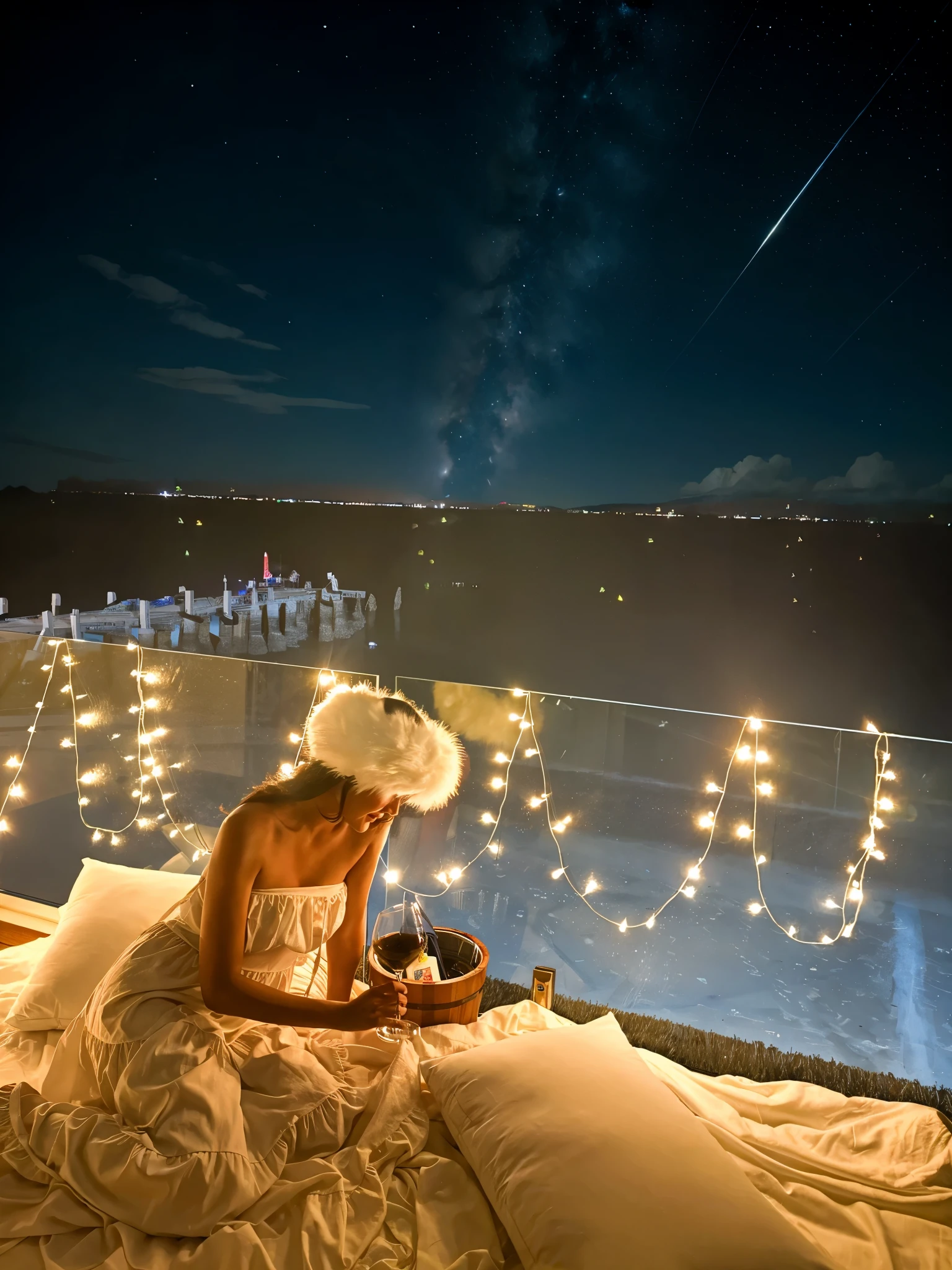Night sky with the stars