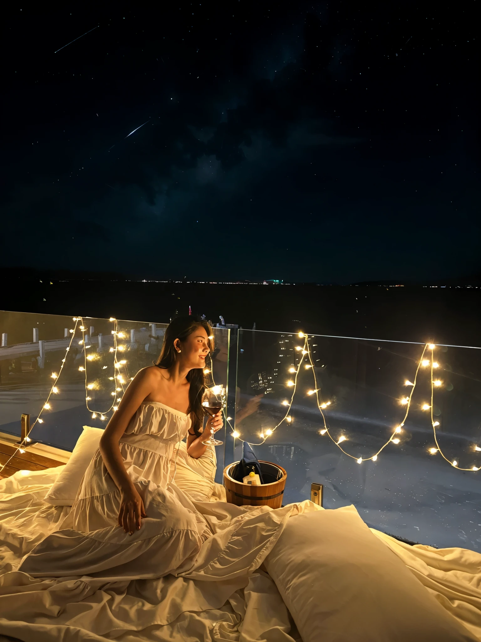 Night sky with the stars
