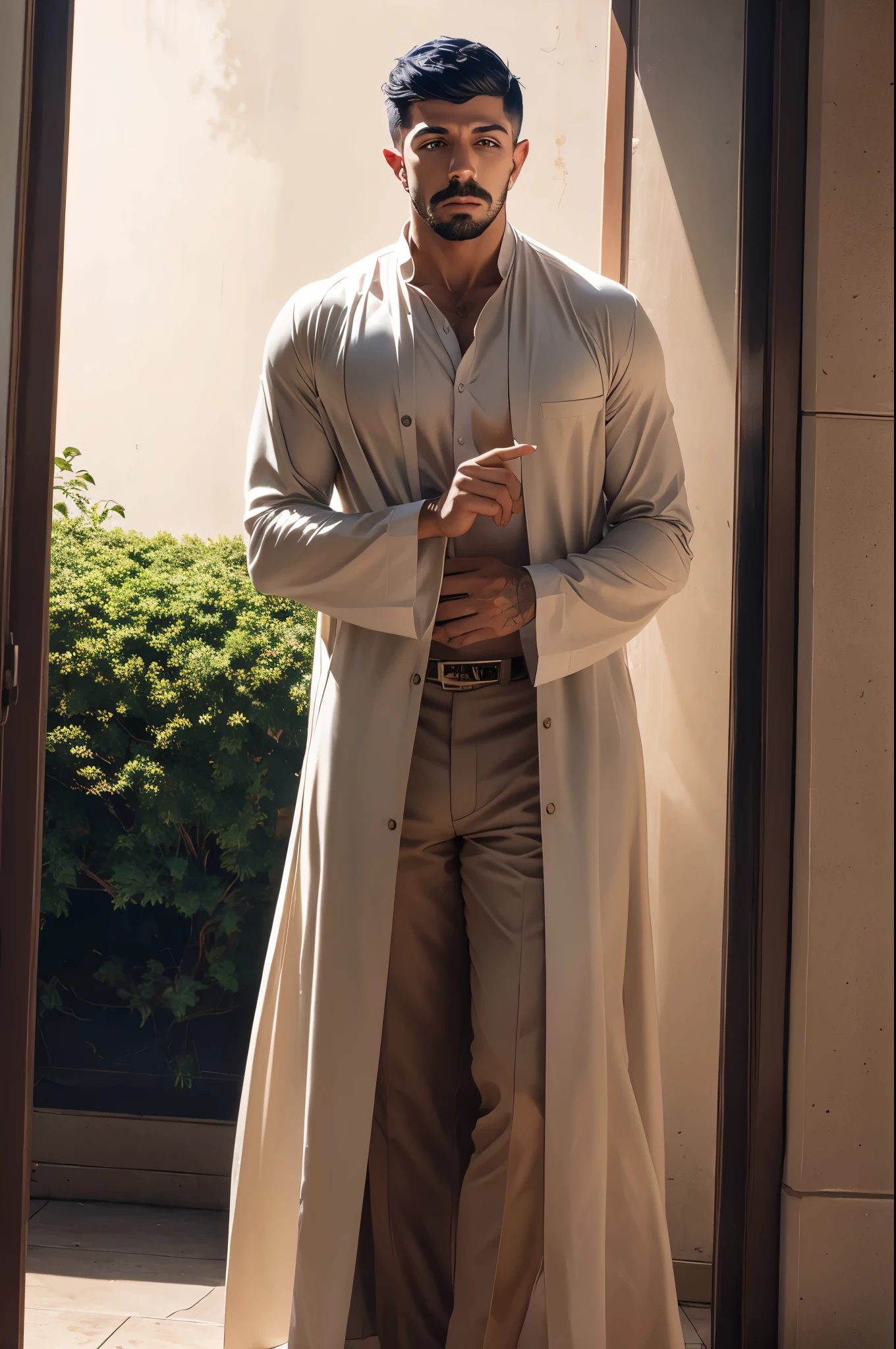 faaris azura, arabic fashion, arabic style, thobe, campaign, rich, wealth