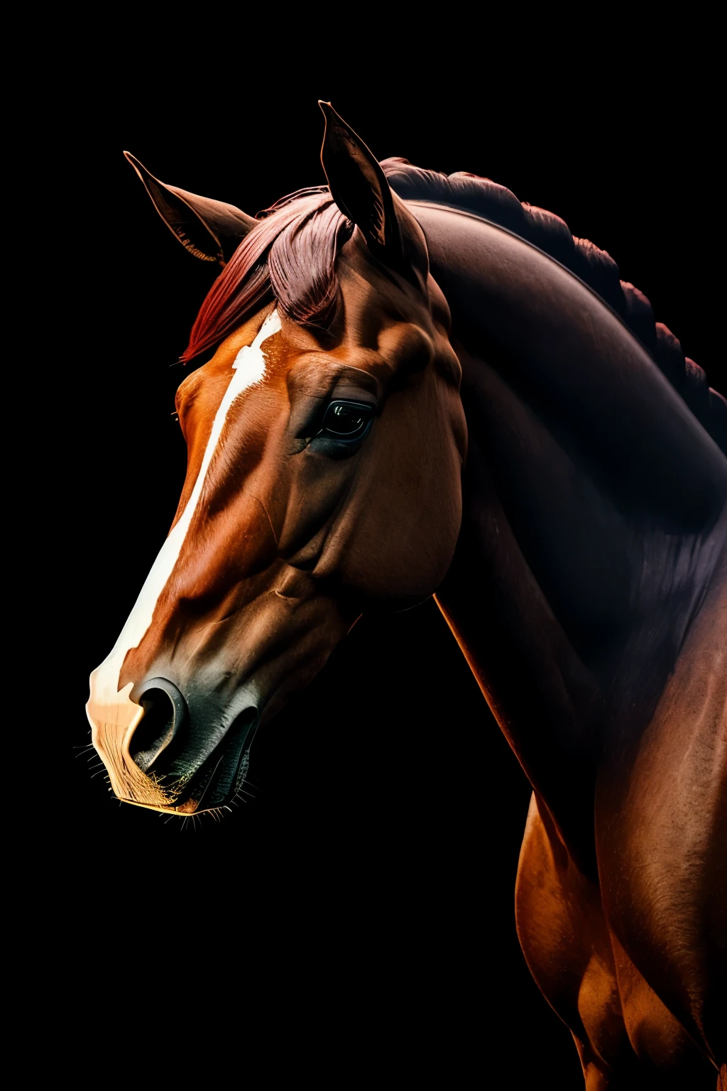 Horse's head, no human traits