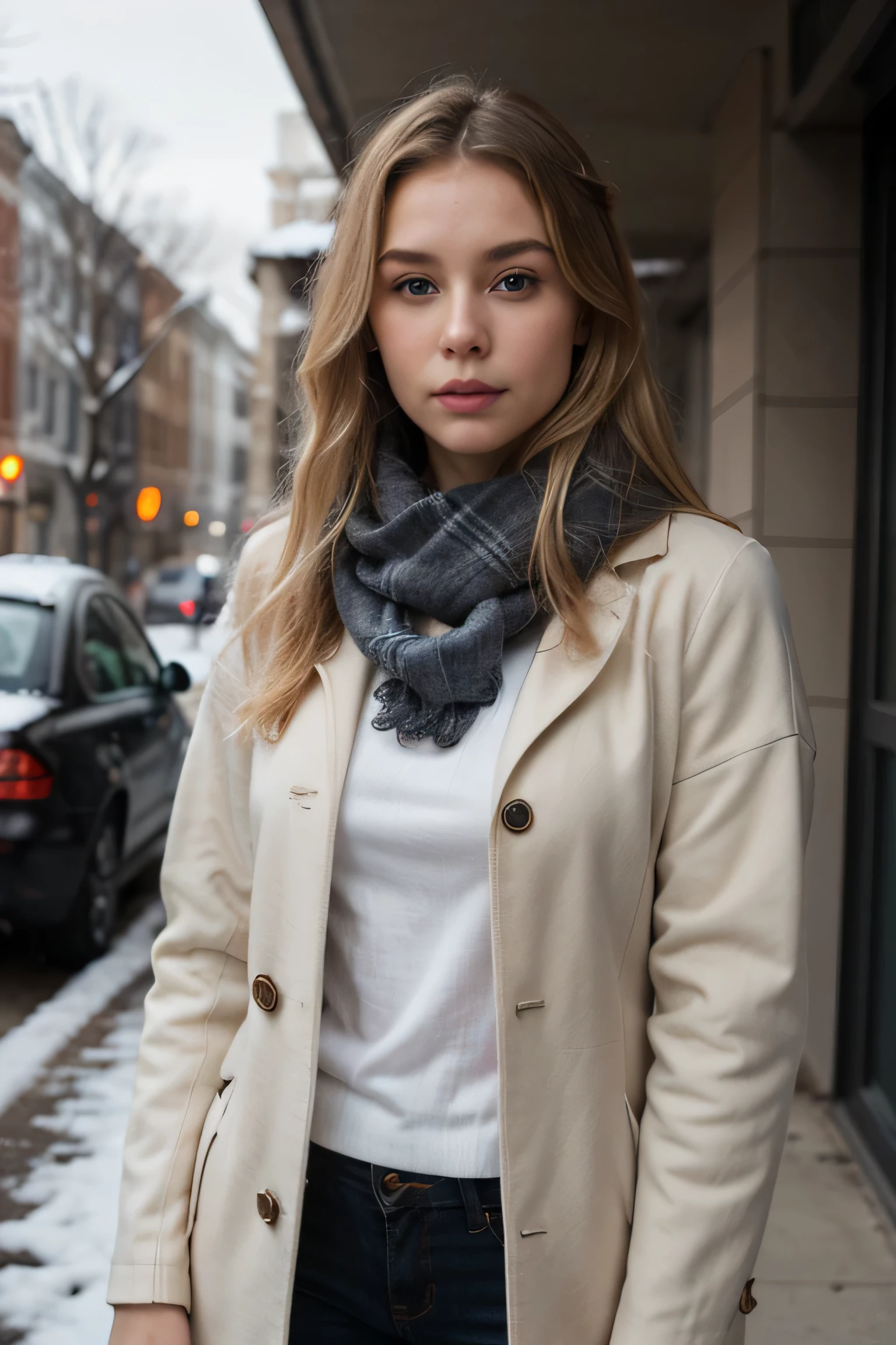 aleynatilki, a woman dressed in winter clothes