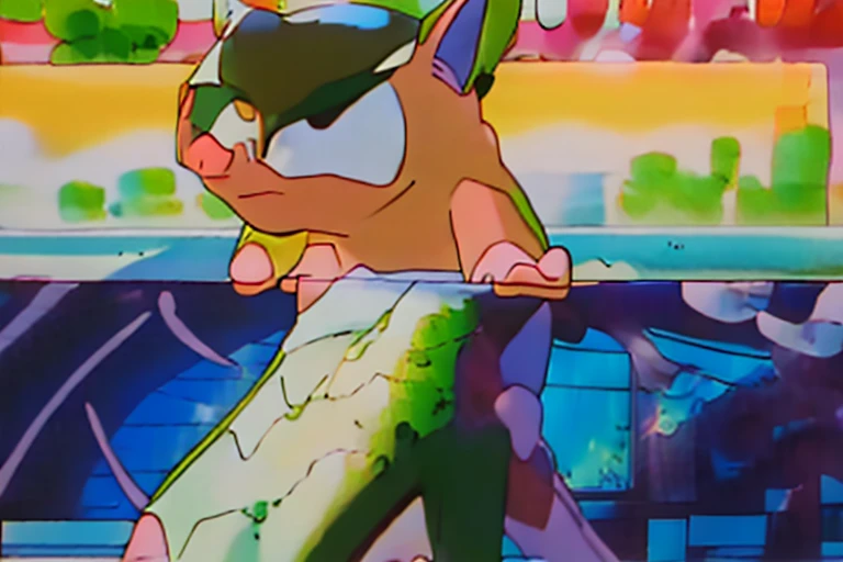 Draw a welsh corgi in the style of a fighting type Pokémon.
