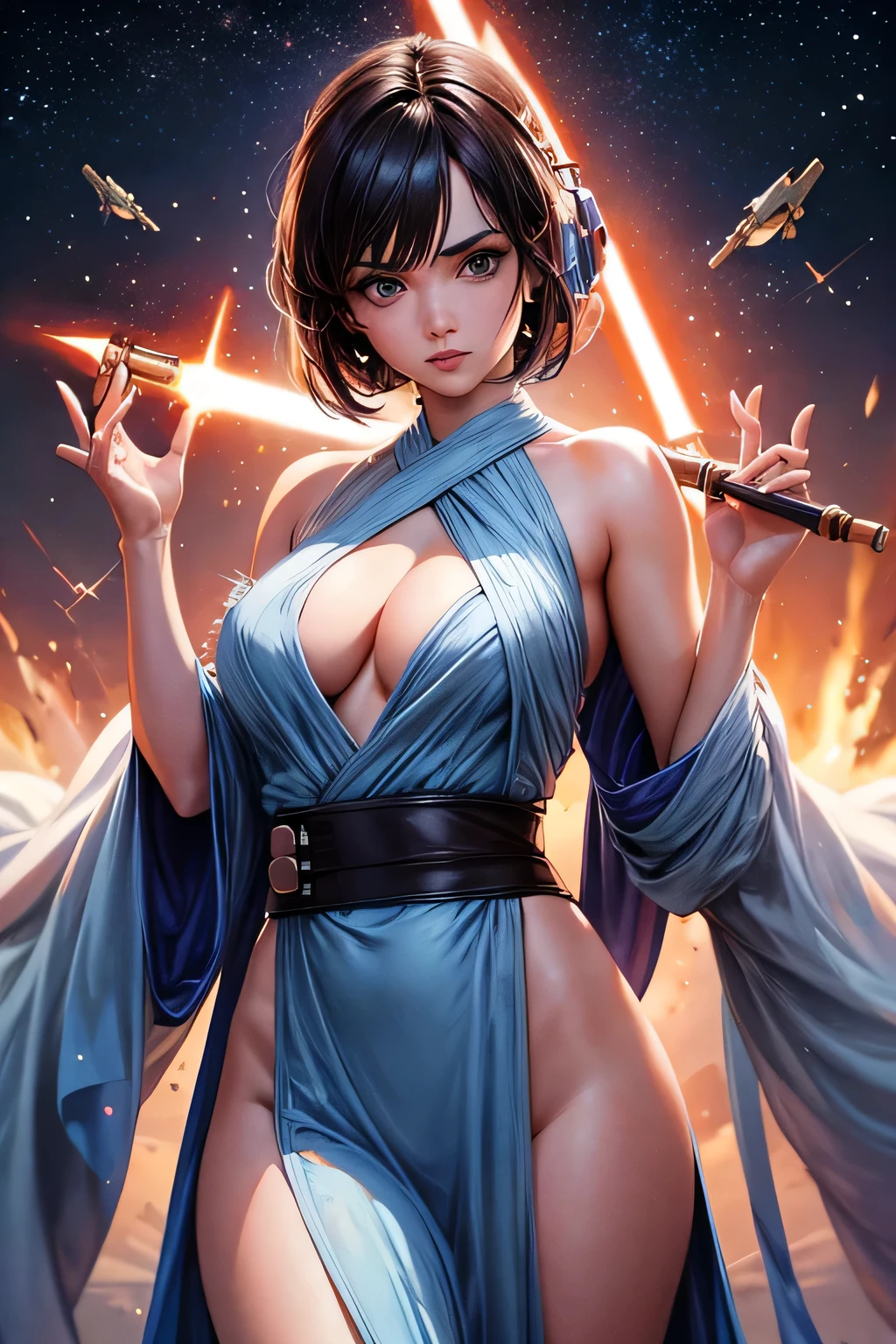 star wars, hot woman