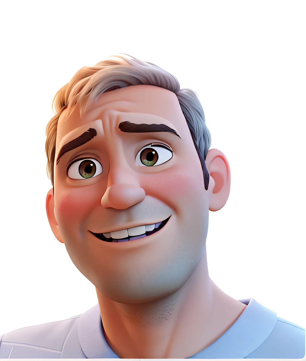 Capa com estilo pixar com o pano de fundo de uma biblioteca