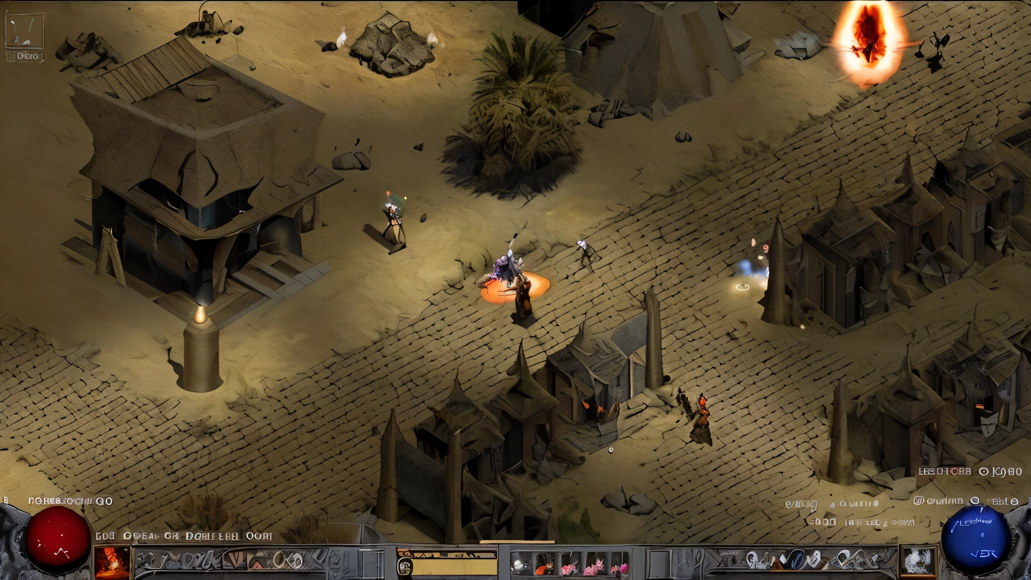 Jogo Diablo 2, 2.Visuais 5D, imensa qualidade, Detalhes super intrincados, jogos renderizados na mais recente tecnologia, Unreal Engine 5 rendering style, ultra realistic, RTX, classic RPG game with perfect graphics, Ultra Qualidade, jogo claro, immersion, cores vibrantes