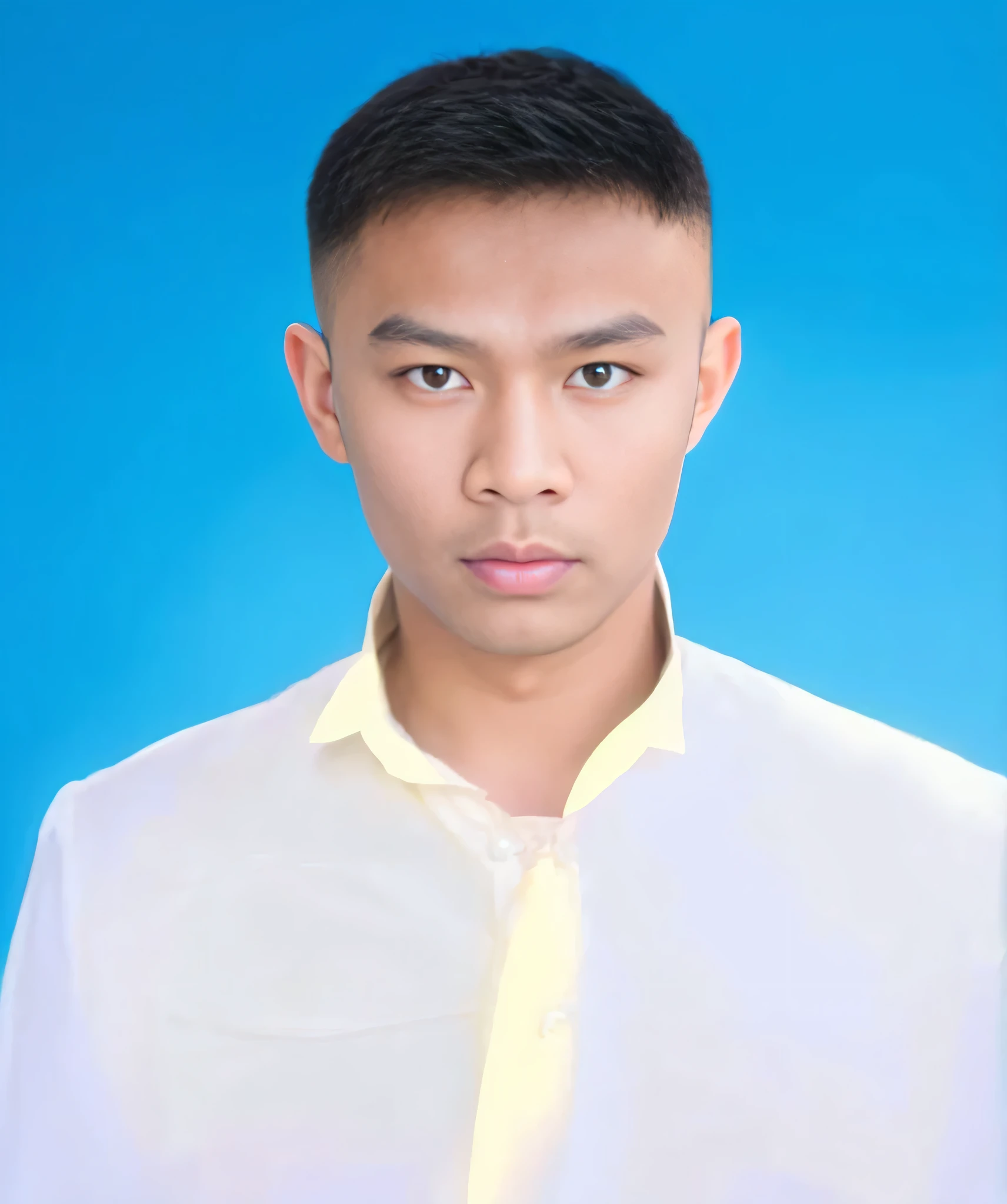 Wear a white shirt and a yellow tie..., Aarav poses for a photo........, thawan duchanee, Potrait, protrait, full protrait, nivanh chanthara, profile portrait, Headshot images, mohamed chahin, asian man, bao pham, professional foto, a portrait photo, south east asian with round face