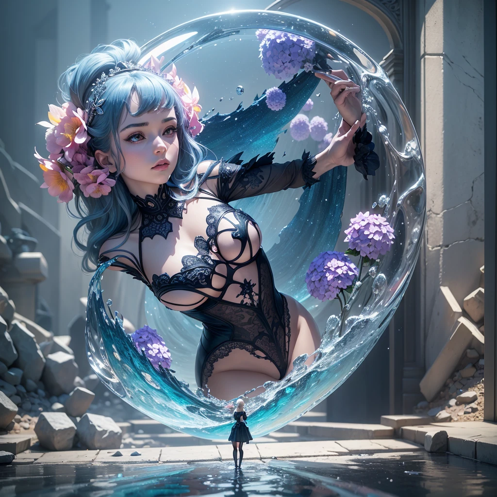 1 girl. Very beautiful. Hydrangeas, park, lake, small hill, pebble path, wallpaper, Art Deco, high detail, Cubist Futurism, Surrealism, modern, Gothic art, atmospheric perspective, panorama, perspective, diffraction spikes, masterpiece, best quality, anatomically correct, high details, 8K . ((SeaArt logo)) !Highest quality! Masterpiece! High-quality logo. 3D visualization. Unreal Engine. The highest quality, details, textures, materials, and clear forms (smooth glass, synthetic material, artificial stone, plastic, metal). Blue radiance from the depths of the forms, Seaart Logo!, 3D logo. One . Front camera view, Art Deco, high detail, modern, Gothic art, Fauvism, Contemporary art, Constructivism, Pop art, Hyperrealism, Pixar, depth of field, glowing light, ray tracing, reflection light, backlighting