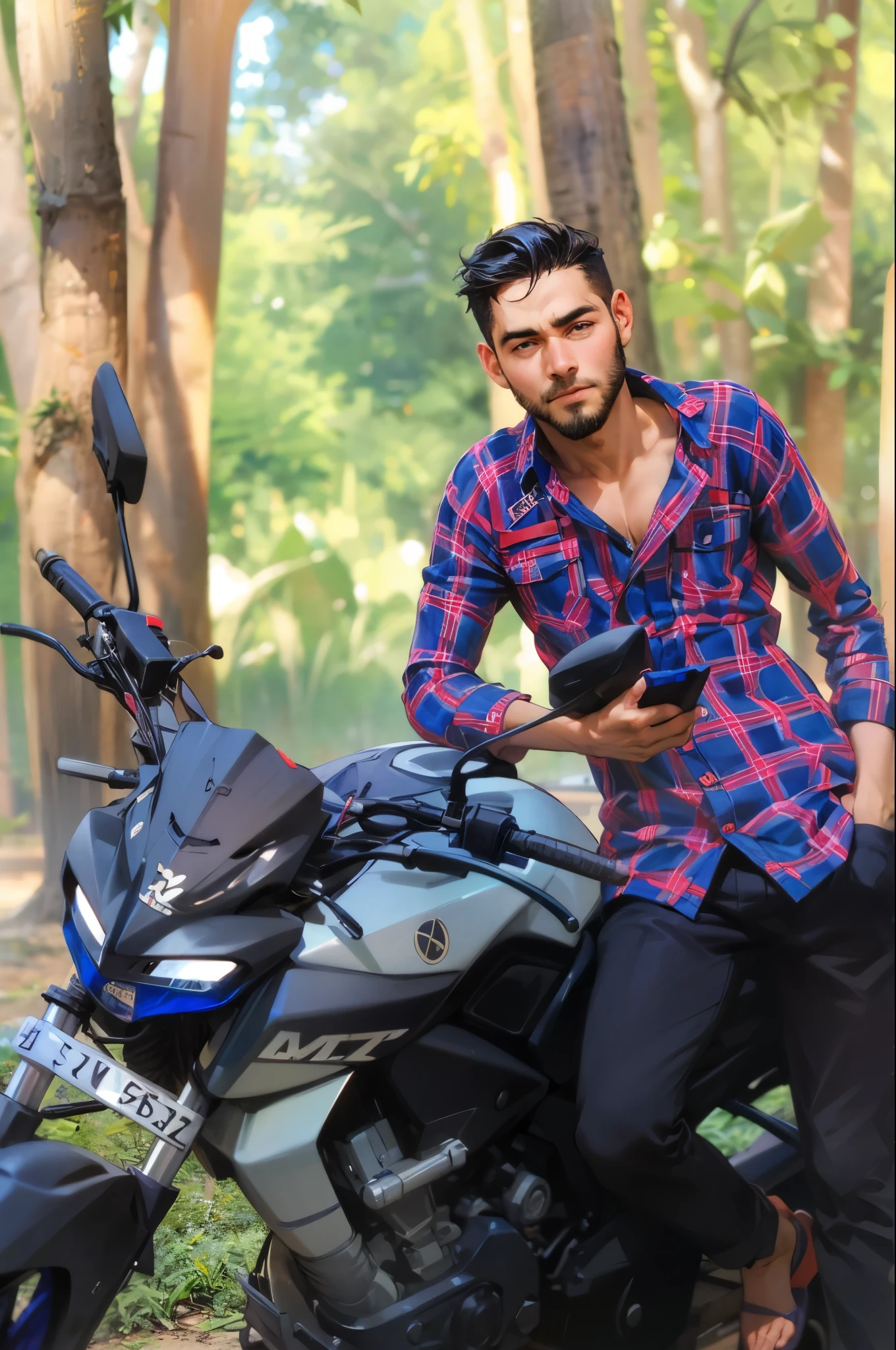 Background change realistic face handsome boy