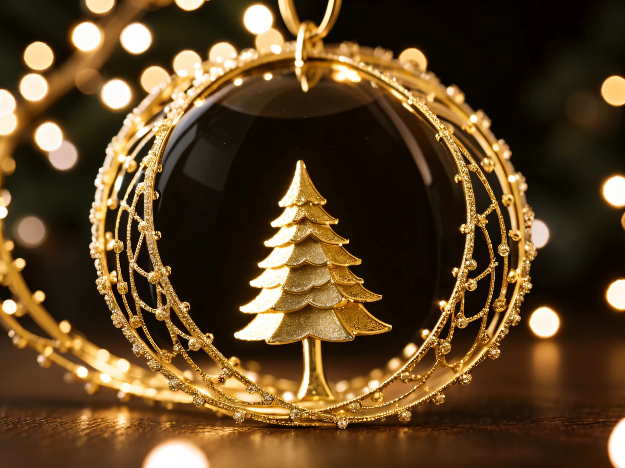 Zoom in close to reveal 3D mathematical formulas delicately intertwined with sparkling Christmas lights. Capture the intricate details, blending the magic of the season with the beauty of mathematical precision.