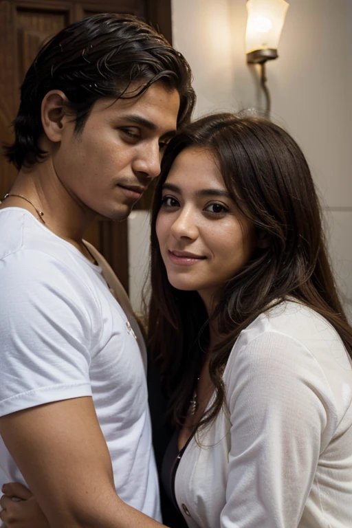 In the quiet corner of their lives, Maria and Juan met, unidos por el hilo invisible del destino.