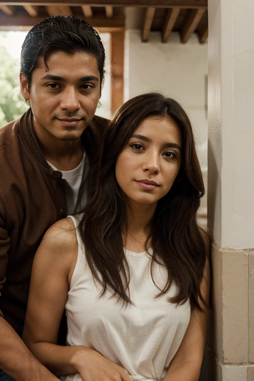 In the quiet corner of their lives, Maria and Juan met, unidos por el hilo invisible del destino.