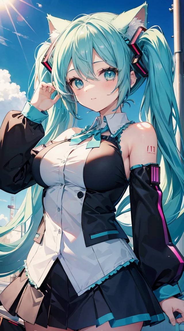 Hatsune Miku being fucked by a werewolf and Cumming