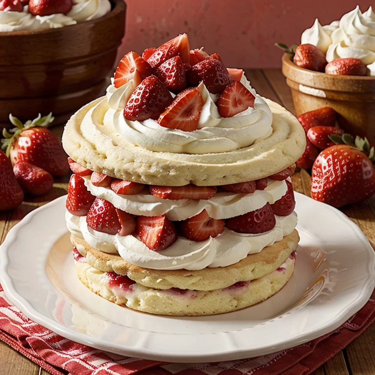 Naked strawberry shortcake