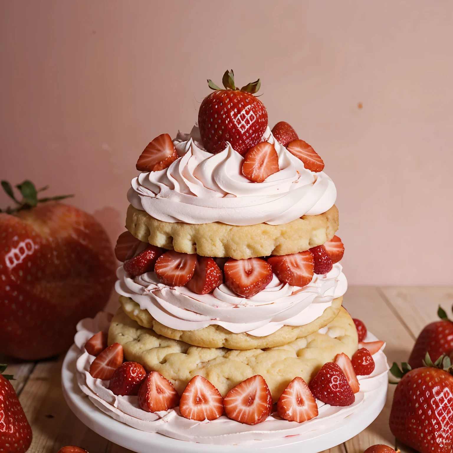 Naked strawberry shortcake