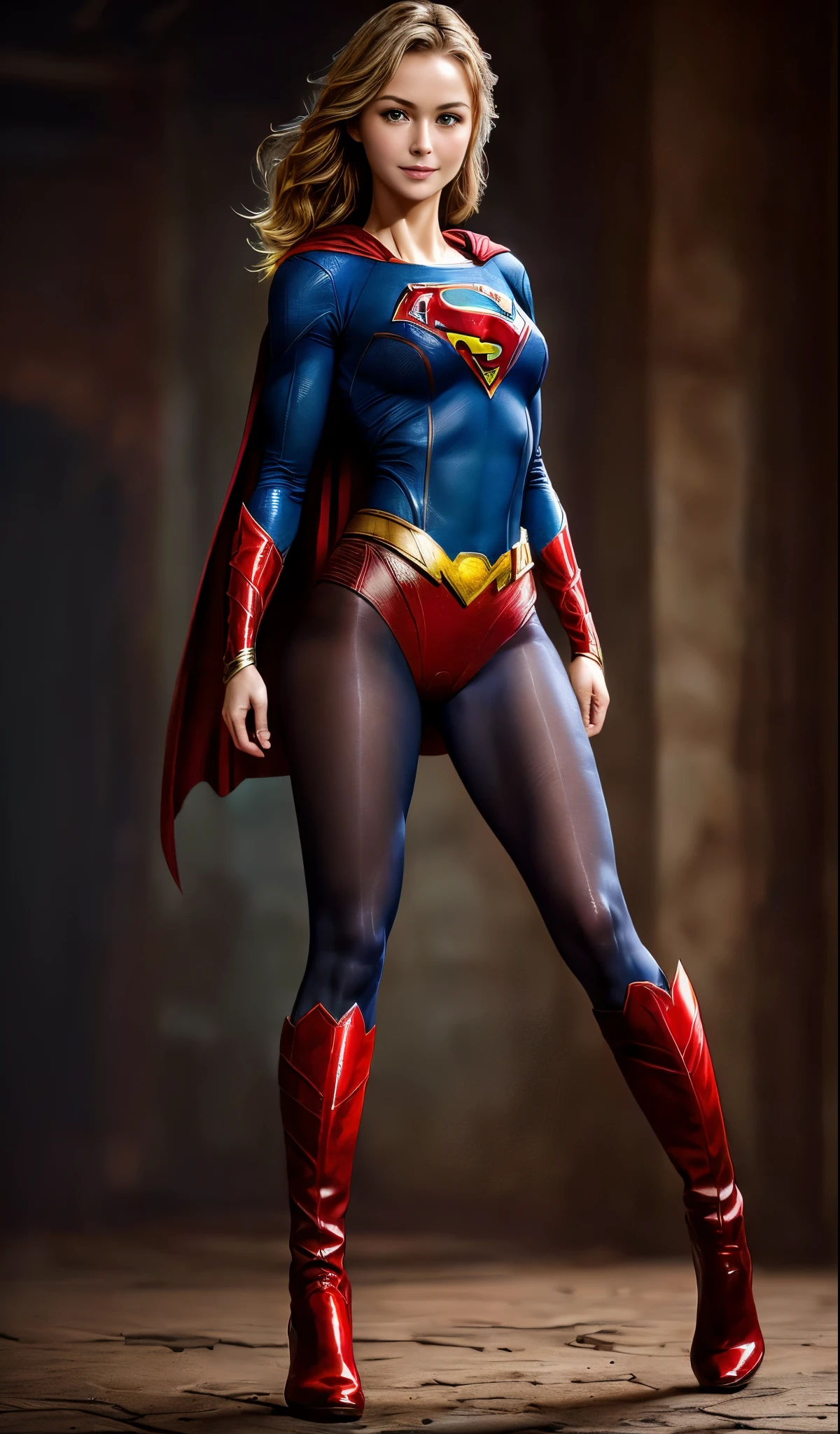 Are sleeping、lying back on、(((Wear black tights on your beautiful legs.)))、(((Grow legs、tall、Legally express the beauty of your smile)))、((((Make the most of the original image)))、(((Supergirl Costume)))、(((beautiful hairl)))、(((Suffering)))、(((Feet must necessarily be worn with black tights)))、(((You need to wear red boots)))、((Top image quality、8K))、((top-quality、8K、masterpiece:1.3))、(((Keep Background )))、Crisp focus:1.2、Beautiful woman with perfect body shape:1.4、Slender Abs:1.2、a wet body:1.5、Highly detailed facial and skin texture、8K