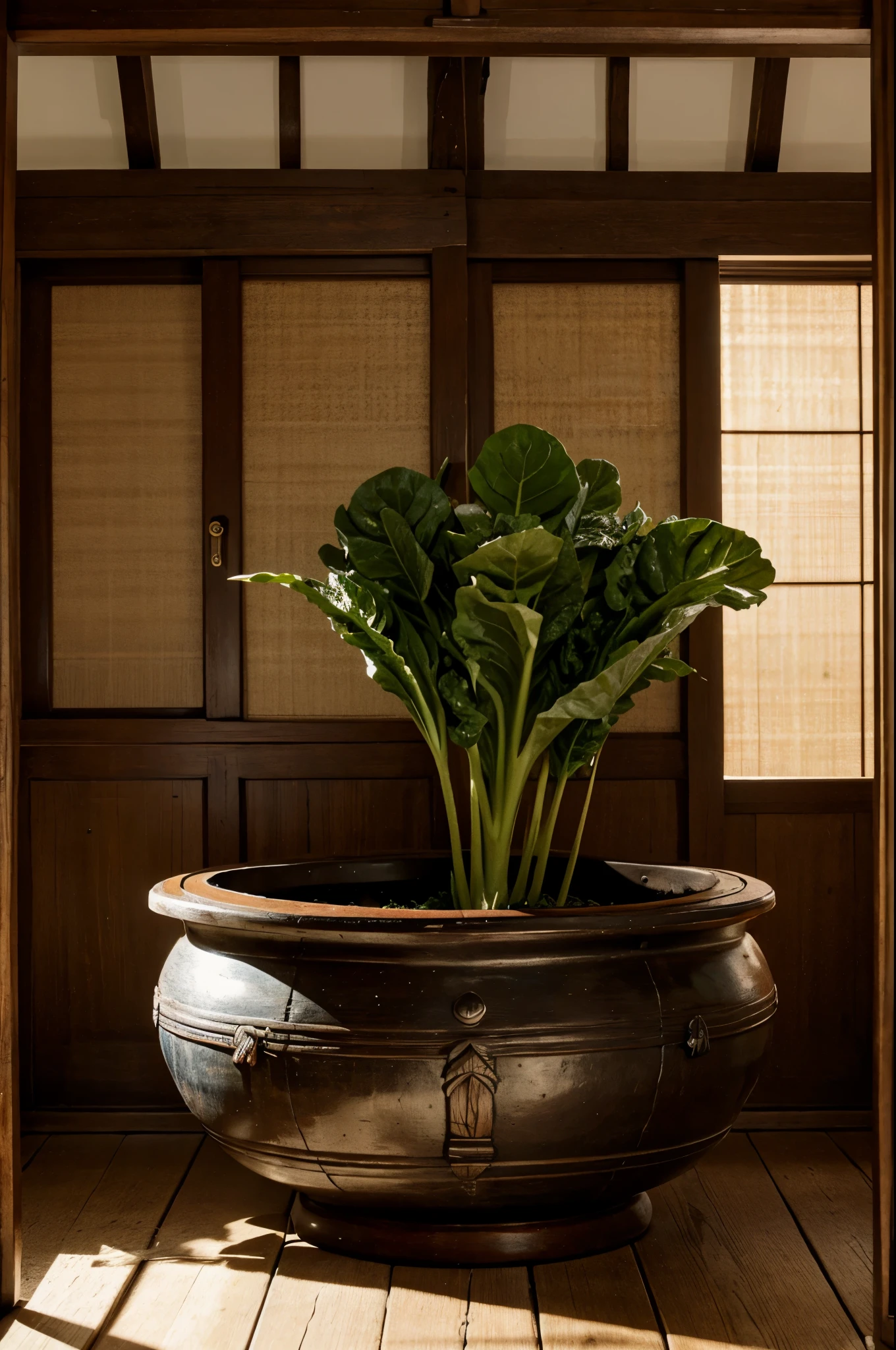 Maison japonaise et romaine antique