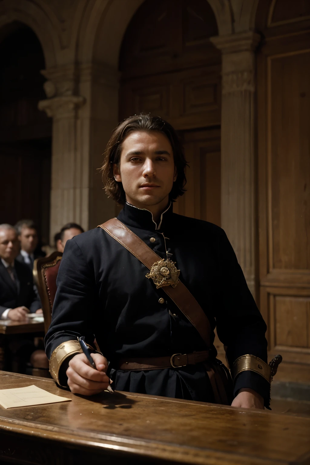 Pays la France comme chevalier du moyen âge