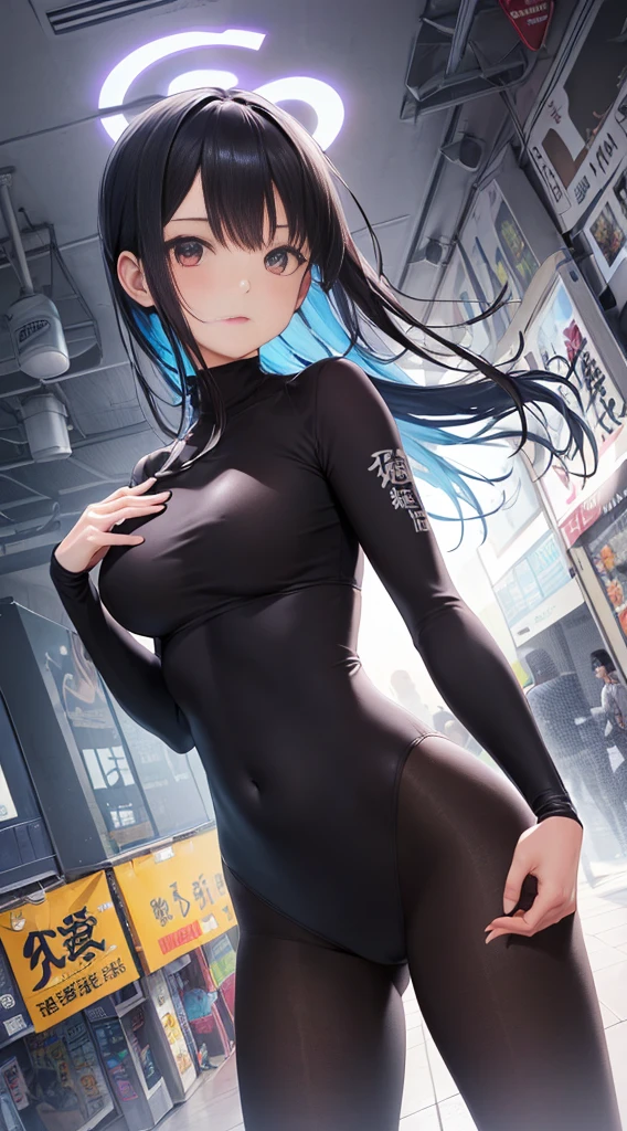 (tmasterpiece:1.1),(Best quality at best:1.1),(HighDynamicRange:1),ambient lights,hyper qualit,( Super detailed original image),(1个Giant Breast Girl, full bodyesbian),((harajuku fashion)),((flower with human eyes, flower eyes)),double contact,流体抽象Artistically的融合,Glitching,(Original illustration composition),(Limited color blending, 极简Artistically风格, 几何Artistically风格, butterflys, Artistically),black undersuit