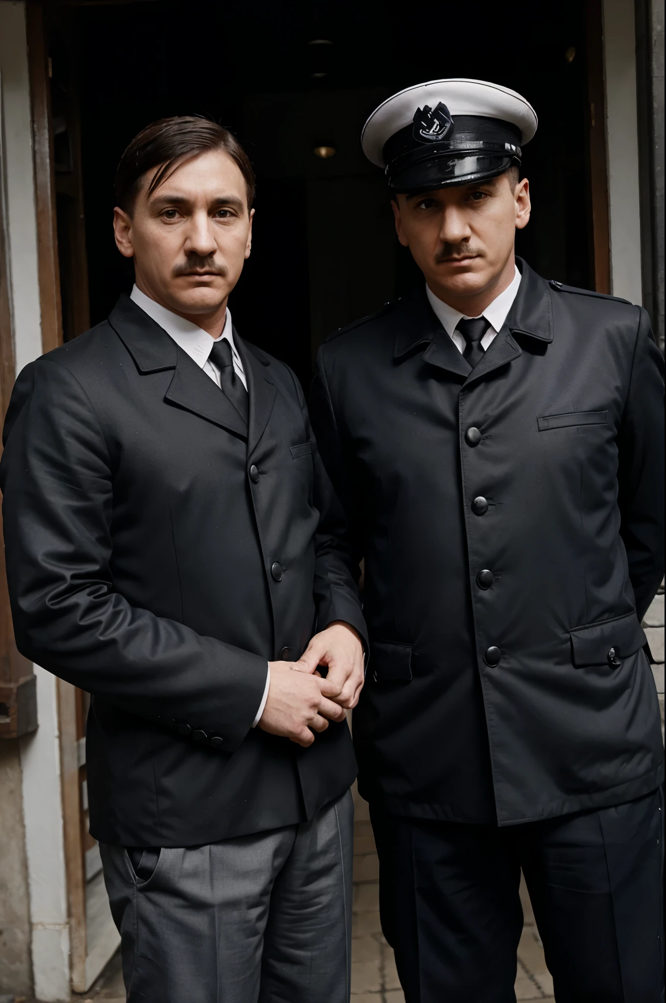 Adolf Hitler junto a Leonel Messi Foto