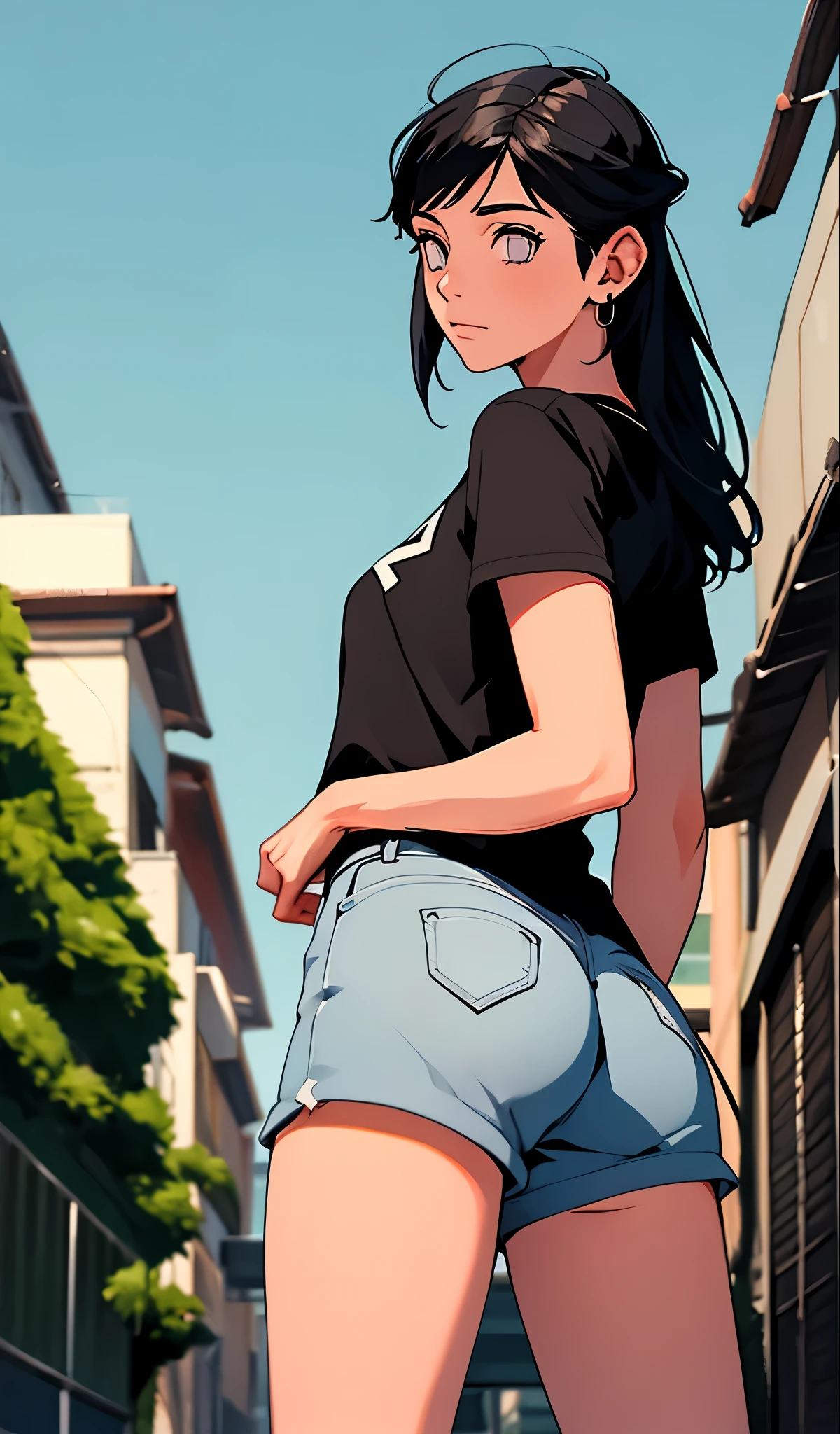 Hinata Hyuga, muito , com roupas de funkeira Lacoste, Oakley Juliet, brasileira, na cidade do rio de janeiro, Brasil, dancing funk, rebolando, bunda grande, pernas grossas, usando um short jeans extremamente curto, showing a piece of ass, Micro Short Curto, usando uma mini blusa, umbigo com pirsing, sneakers Nike, cabelo comprido, caixa de som JBL no fundo, favela no fundo, periferia no fundo, corpo inteiro, muito realista, extremamente Realista, extremamente sexy, 8k, 8k extremamente detalhado), (um extremamente delicado e bonito), (obra-prima), (melhor qualidade: 1.0), (ultra highres:1.0)