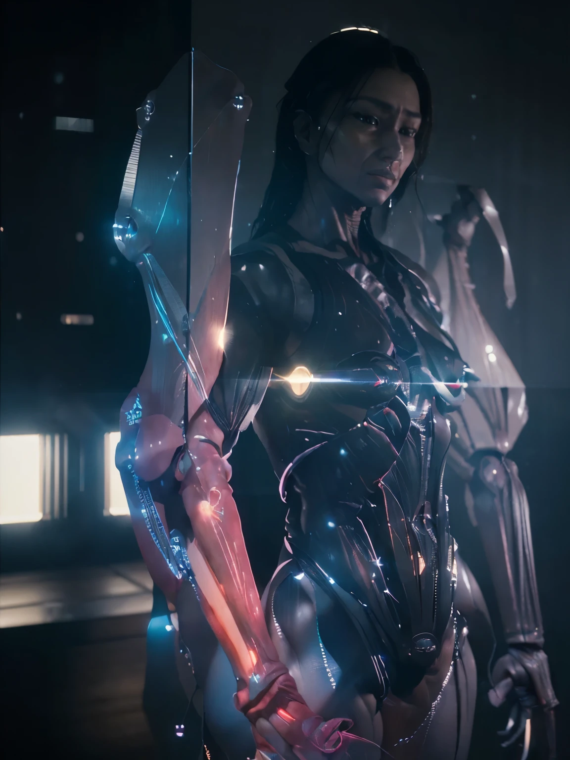 Hyper realistic super detailed sexy azarar, Very detailed, sexy facial expressions, seductive facial expression detail: 1.4): 0.4], 16k resolution, 4k resolution, dynamic  lighting, high-definition resolution, (hyper realistic: 1.4),(fundo contrastante: 1.5), (Hyperrealistic Arm Anatomy), (Anatomia hiperrealista das pernas), (pele limpa), (Kinematic lighting: 1.7), (intimo), (Tecnologia NVIDIA RTX Ray Tracing), (Hyperrealistic Arm Anatomy: 2), (Flat stomach perMade), (imagem colorida), azarar, hands on glass,Hands against glass,  nevoeiro da janela, drop of waters, seios no vidro, vapor, vaporing body, chuveiro \(Place\), chuveiroing, Wet, sbikini, master part, best quality, altamente detalhado