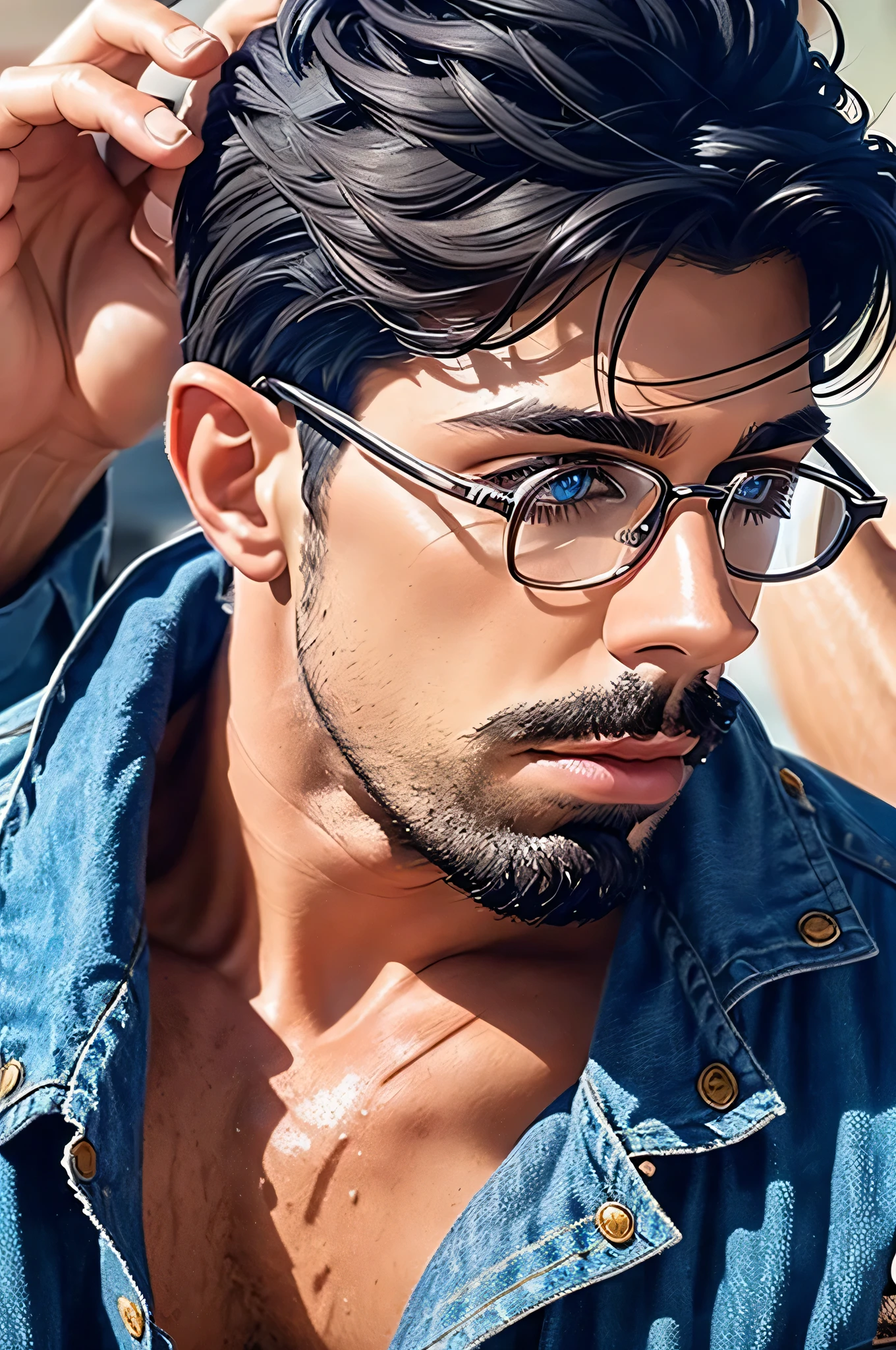 reading glasses, school boy, faaris azura, handsome, model, photoshoot, close up, magazine glasses, school boy, faaris azura, handsome, model, photoshoot, close up, magazine cover