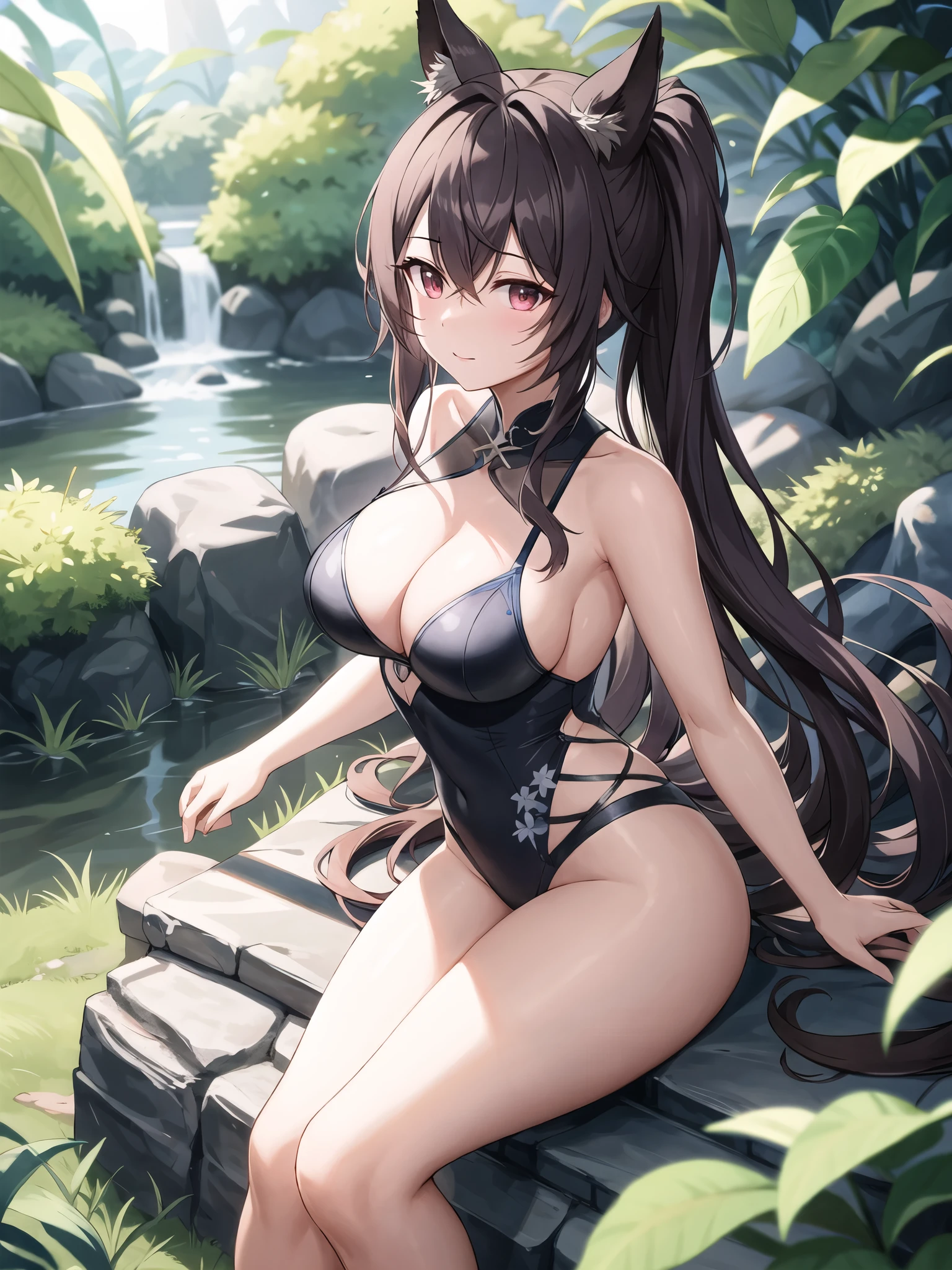 (Photoshop drawing:1) 's (illustratio:1.6), (A high resolution, 最好's质量), tmasterpiece, 1个Giant Breast Girl, (对称's), rays of sunshine, god light, ambientlighting, eye glass, naturey, ln the forest, medium, 凝视's眼睛, Unreal Engine5, 完美's细节, ultra - detailed, 超精致's, Super super super good,(鲜艳's色彩:0.25)