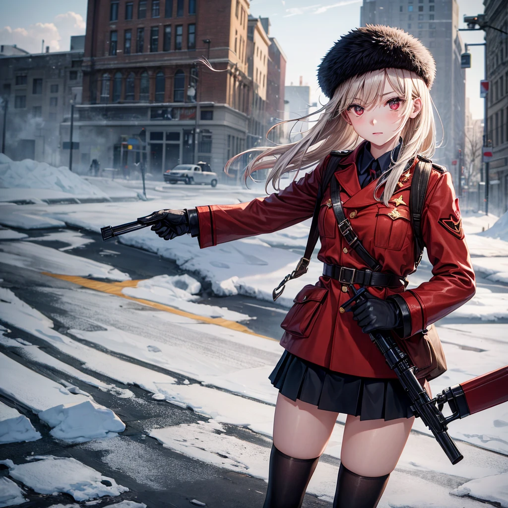 military, ww2, ussr army, Killing expression, Wear a short skirt, Drink vodka, Alone, photo techniques, 5 fingers, girl, Red eye, Carrying an weapon, ushanka, sex in bed, Smoke