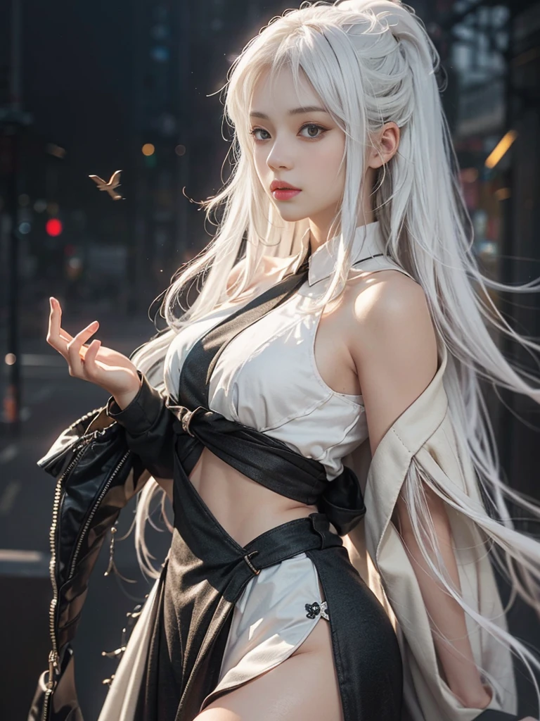 (NSFW:-0.9, nipple:-0.9, Acutance:0.85, White and Red, Mystic sight, (many Dazzling flush lights, lens flares, lens Ghost), Luminous Particles, many colorful Lights ) . (best quality, masterpiece:1.3, realistic, photorealistic, (analog photo:1.37), ultra detailed:1.3) . (Amazing KAWAII actress in Systemic), (Extremely detailed (KAWAII face variations)) with joyful expressions, oiled impeccable ivory skin, Biomechanical HUGE and HEAVY boob, pretty hips, (Exquisitely long dress with back cutouts), (Exposed backs, Overflowing sideboob), (award ceremony, Walking on stage, large crowd:1.4) . (((Ass focus, butt crack)))