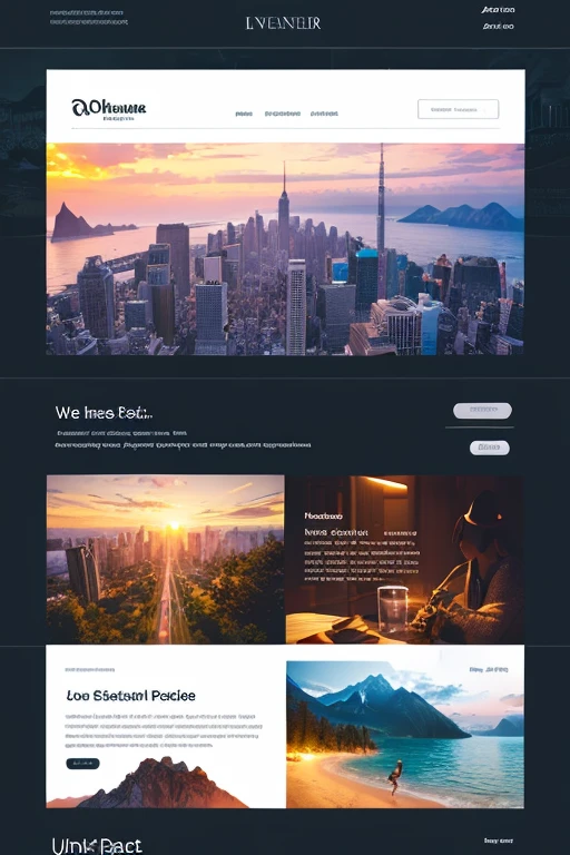 beautiful web UI design, WebAR, behance dribbble, highly detailed, hyperrealistic, illustration, Unreal Engine 5,8K --ar 3:2 --v 4 --q 2