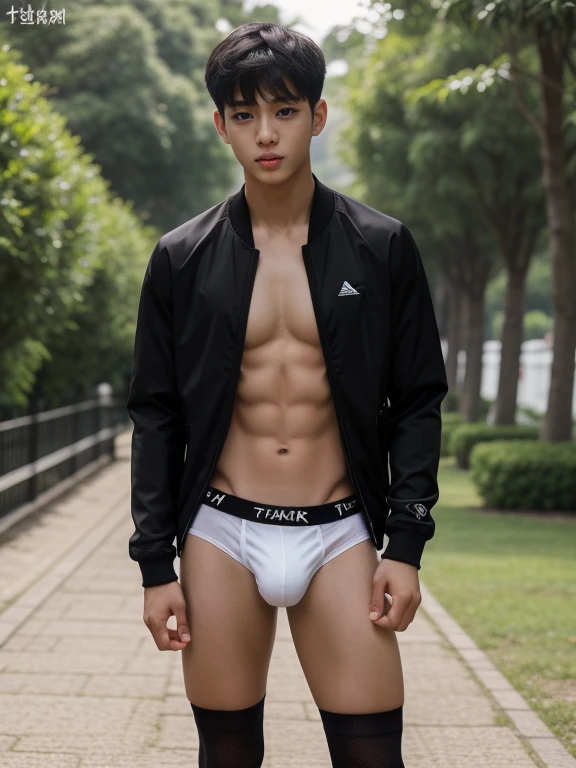 teenagers , young , light-skin , wearing an dark black sexy underwear, tmasterpiece,k hd,the feet,Transparent sports vest,semi transparent,black long socks,The barefoot , black colour , handsome and cute , extreme cute boy , white skin , dark black underwear boxers shorts , extremely tall and cute boy ,oppa model , handsome model , full body , dark black boxers underwears short shorts , black socks , white light-skin , Chinese model , young boy , white skin , handsome and extremely cute , black boxers underwear shorts , long black socks , handsome model , at the park , jogging , model oppa , long legs , jogging , running , high knee black socks ,black long socks , stand up , extremely tall , extremely high , black underwears , black sports underwear , long black socks , clean and white legs , Chinese model , extremely long legs , looking at the camera , clean and white thigh , heavy bulge , kid face , baby face , wearing jacket , black underwears boxers , light and white skin , Chinese model , strike a pose , sexy pose , horny boy