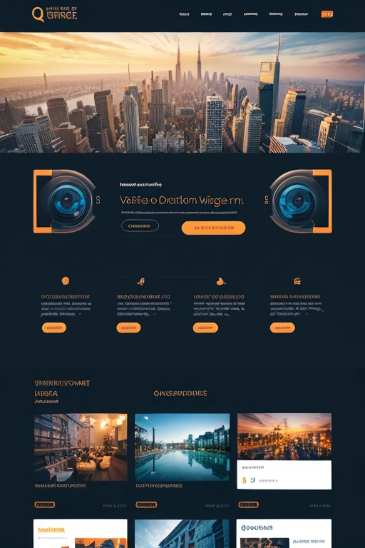 beautiful web UI design, corporate, behance dribbble, highly detailed, hyperrealistic, illustration, Unreal Engine 5,8K --ar 3:2 --v 4 --q 2