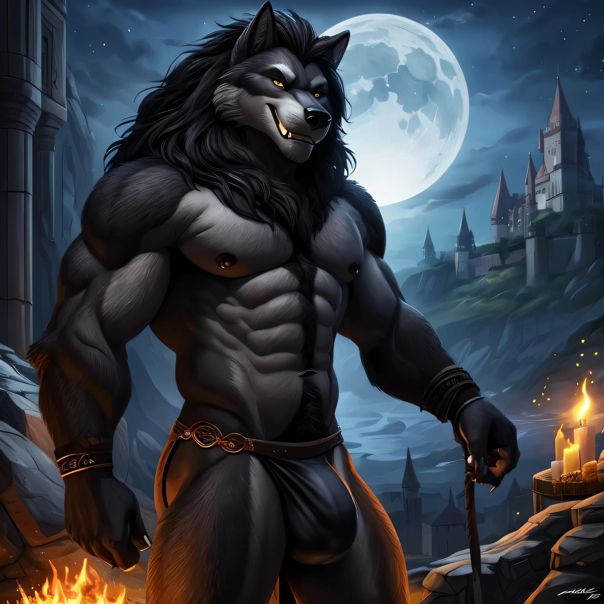 correct  hand, five fingers, werewolf hand