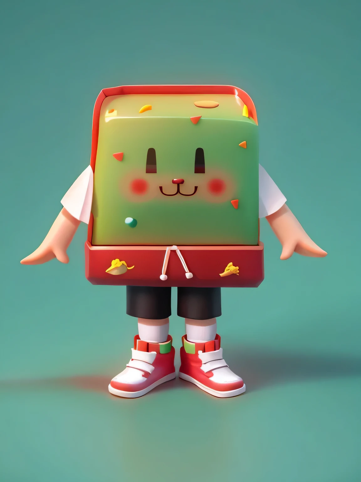 Anthropomorphic characteristics of stinky tofu,com mascot